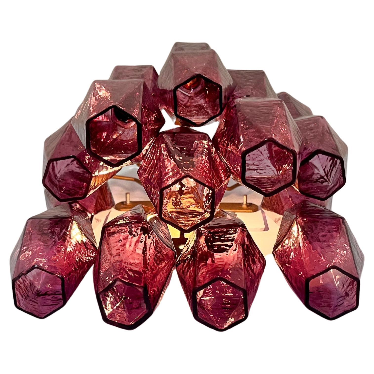 Pair Murano Sconces In Good Condition For Sale In Budapest, HU