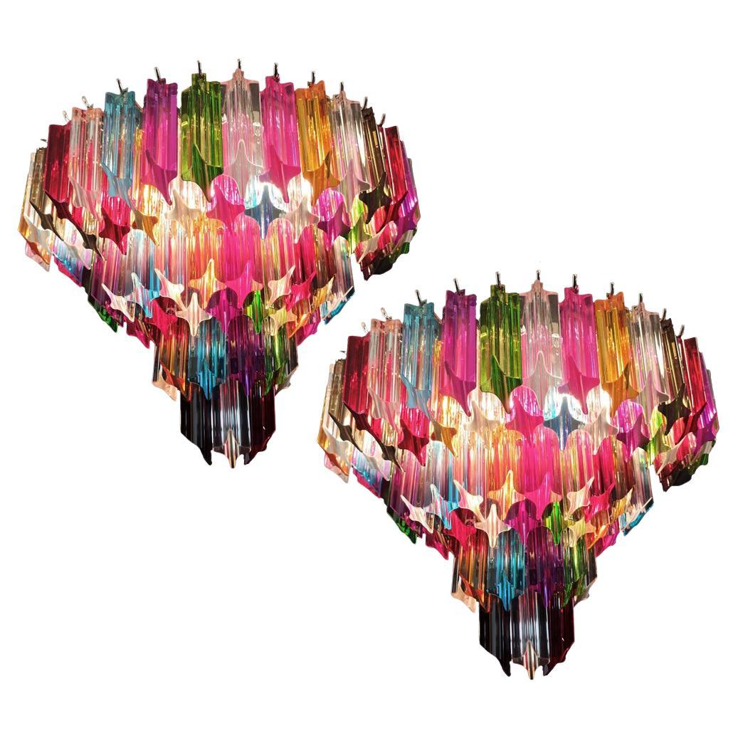 Paar Murano-Wandleuchter im Angebot