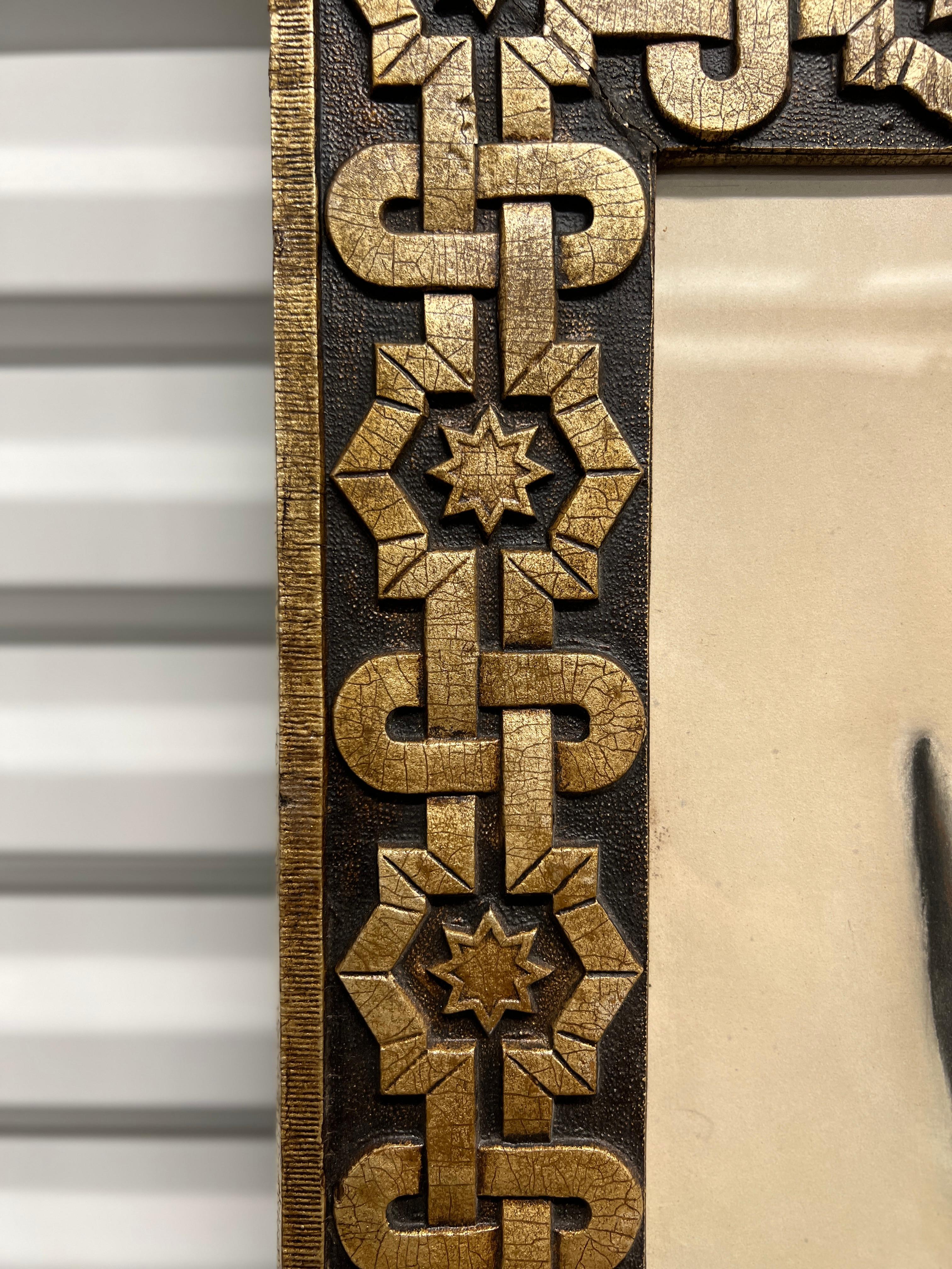 Paar, gerahmte Trompe l'Oeil-Pastellzeichnungen in Museumsqualität aus dem 19. (Holz) im Angebot