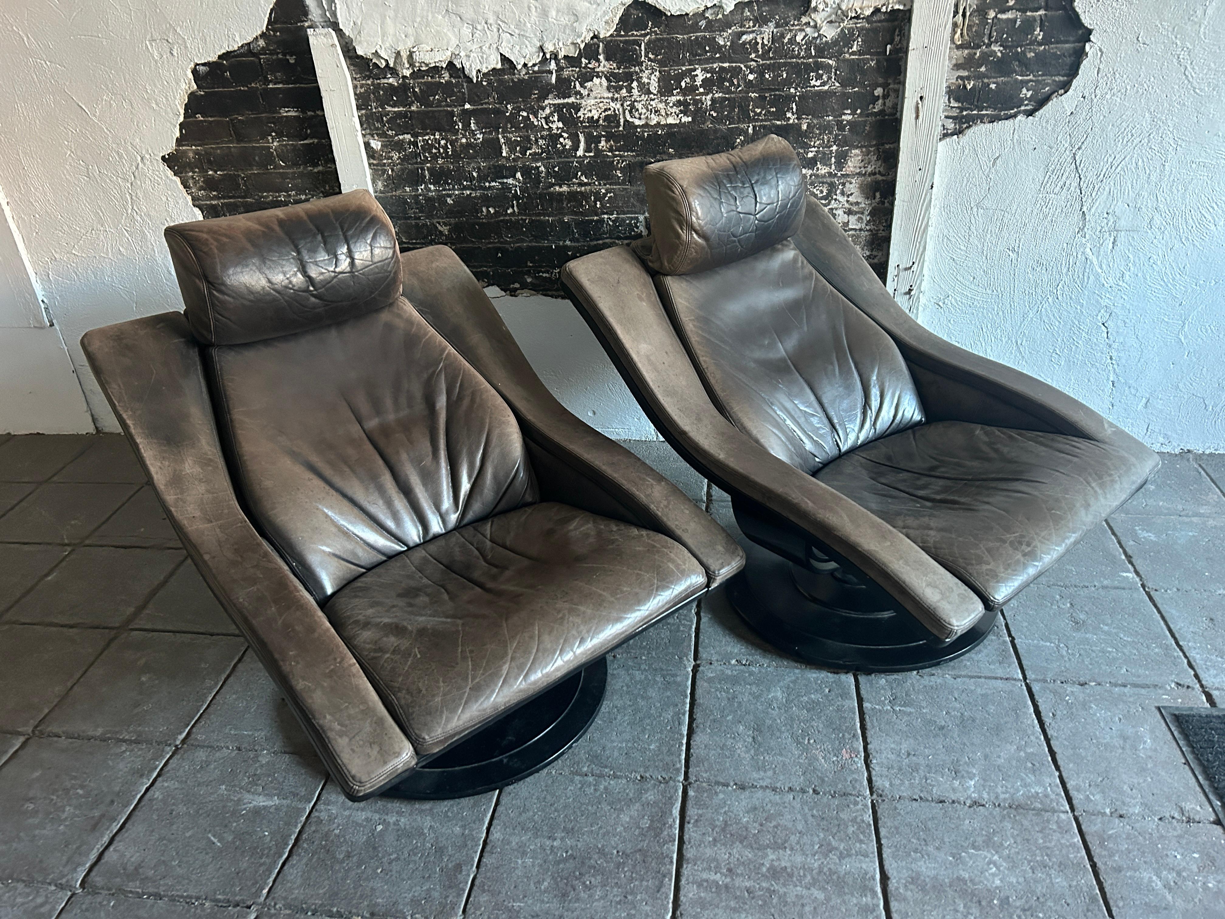 Swedish Pair Nelo Wave Chairs by Takeshita Okamura & Erik Marquardsen for Nelo Sweden For Sale