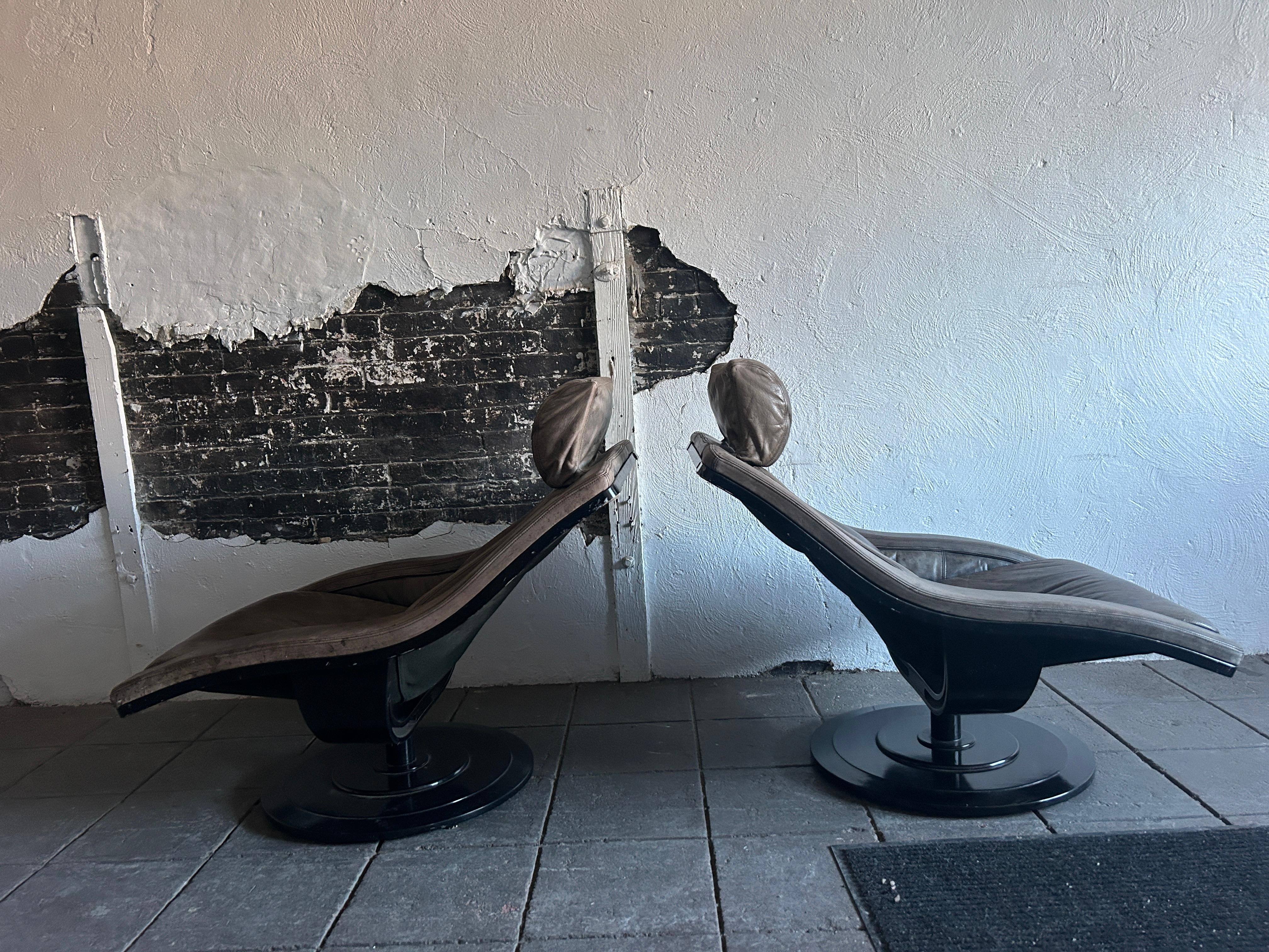 Paire de chaises Nelo Wave de Takeshita Okamura et Erik Marquardsen pour Nelo Suède Bon état - En vente à BROOKLYN, NY
