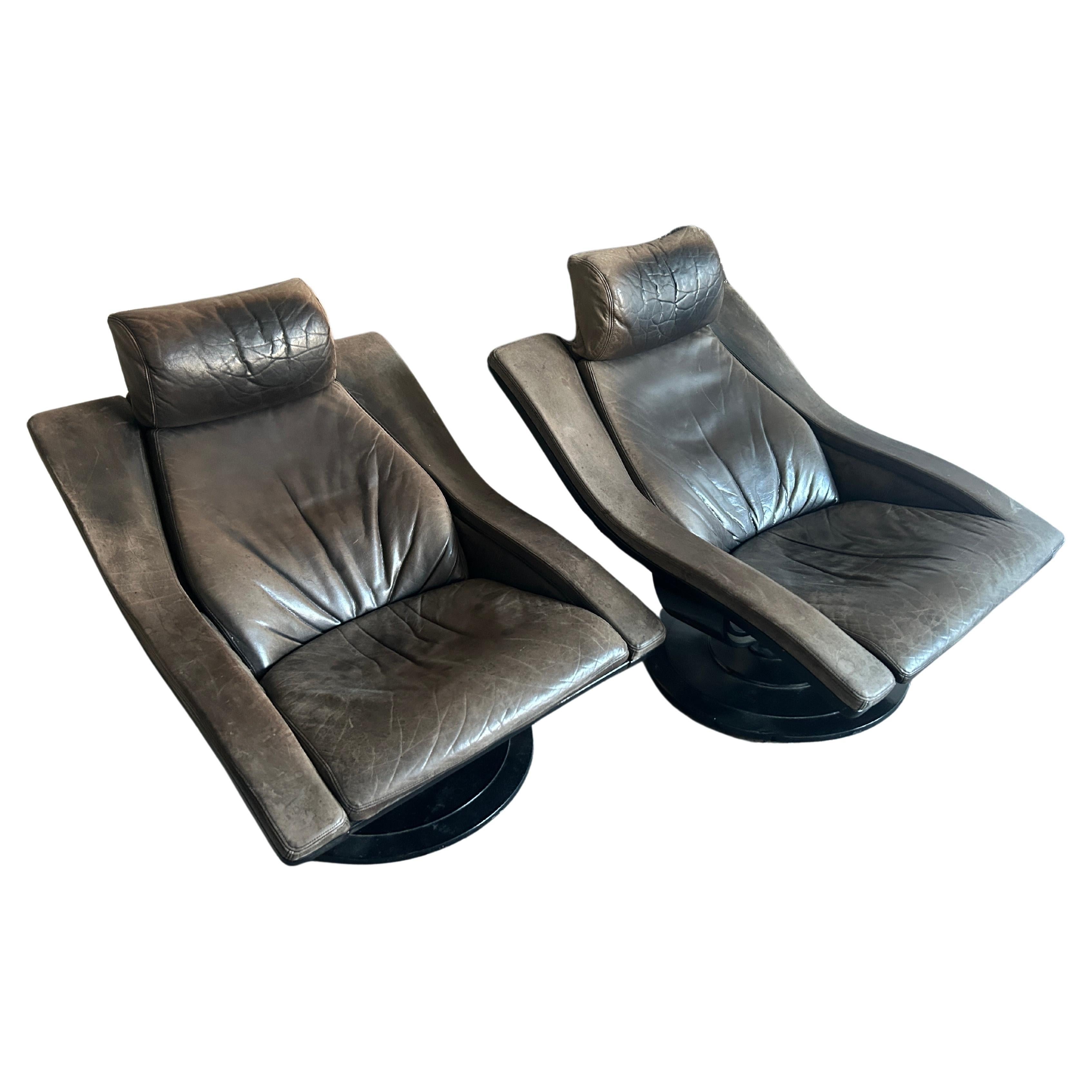 Pair Nelo Wave Chairs by Takeshita Okamura & Erik Marquardsen for Nelo Sweden For Sale