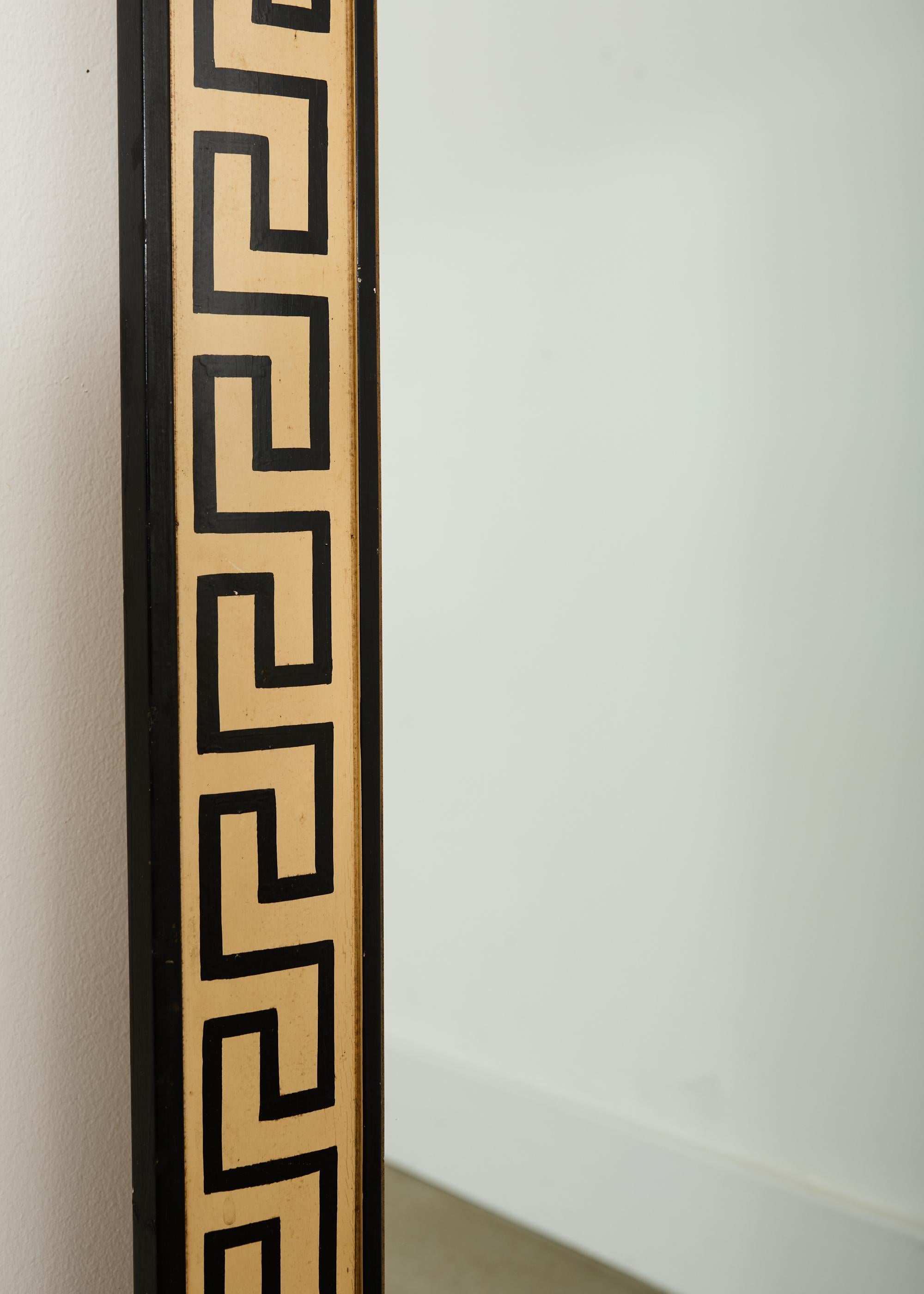 Pair Neoclassical Greco-Roman Style Pier Console Mirrors For Sale 7