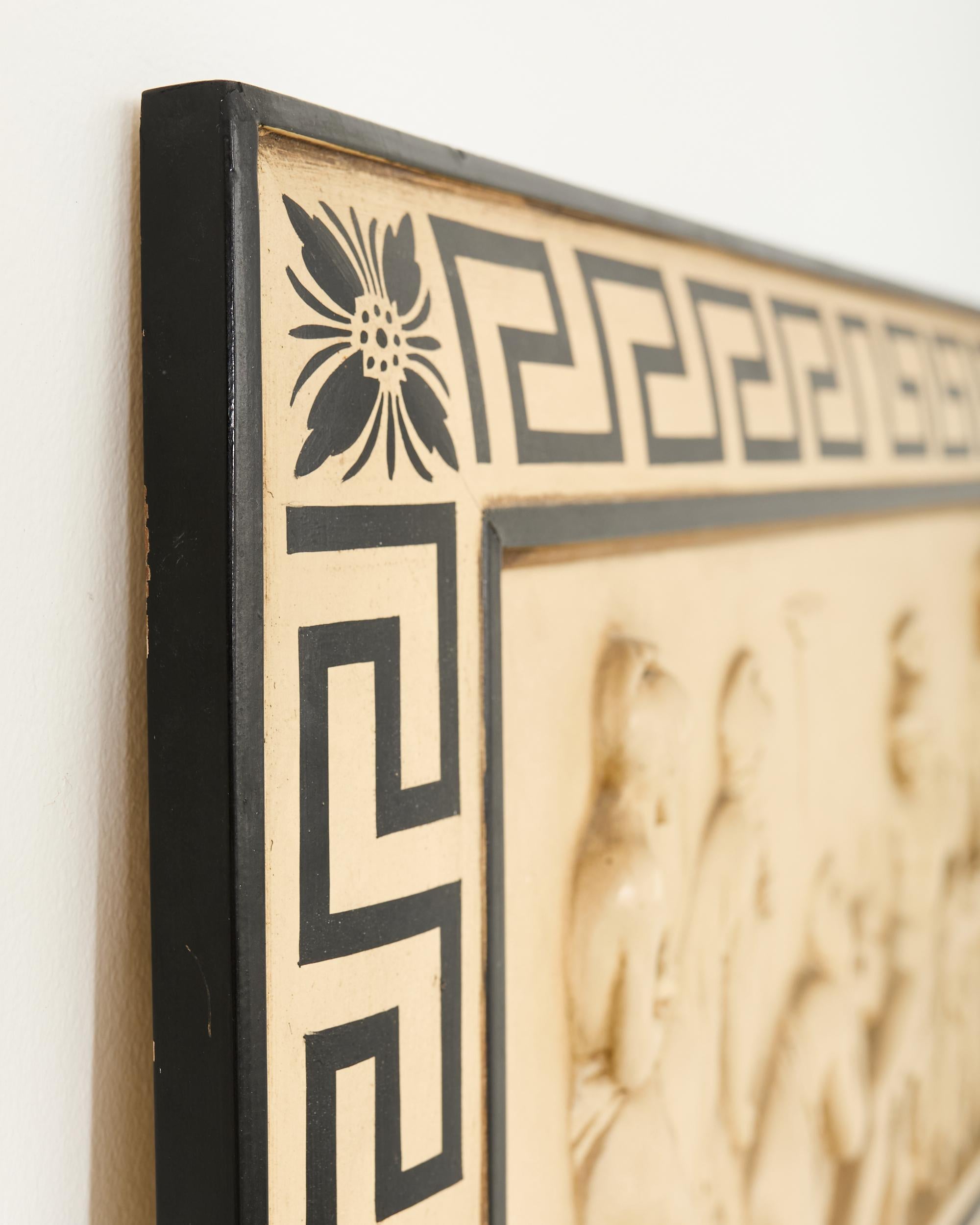 Pair Neoclassical Greco-Roman Style Pier Console Mirrors For Sale 9