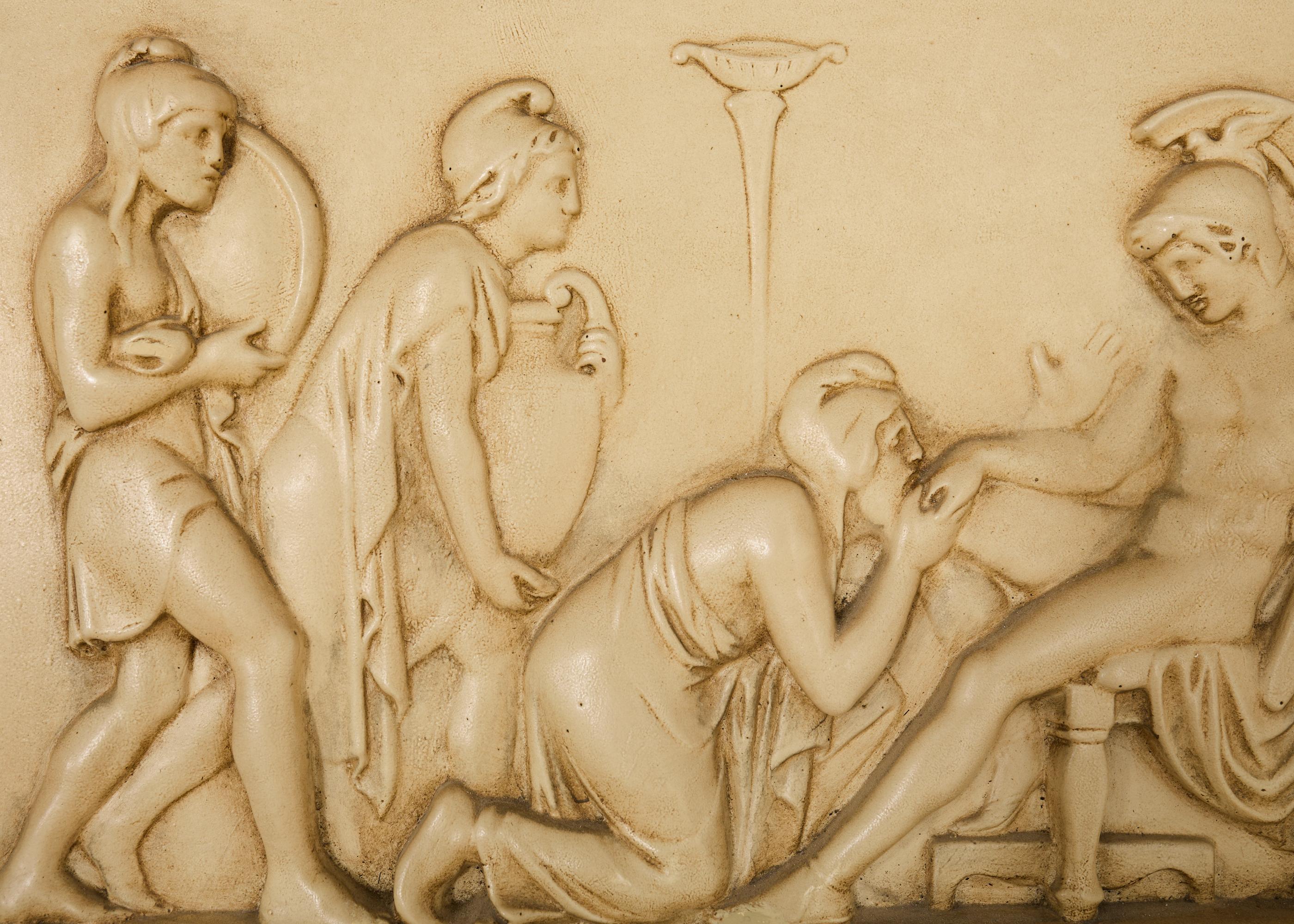 Pair Neoclassical Greco-Roman Style Pier Console Mirrors For Sale 10