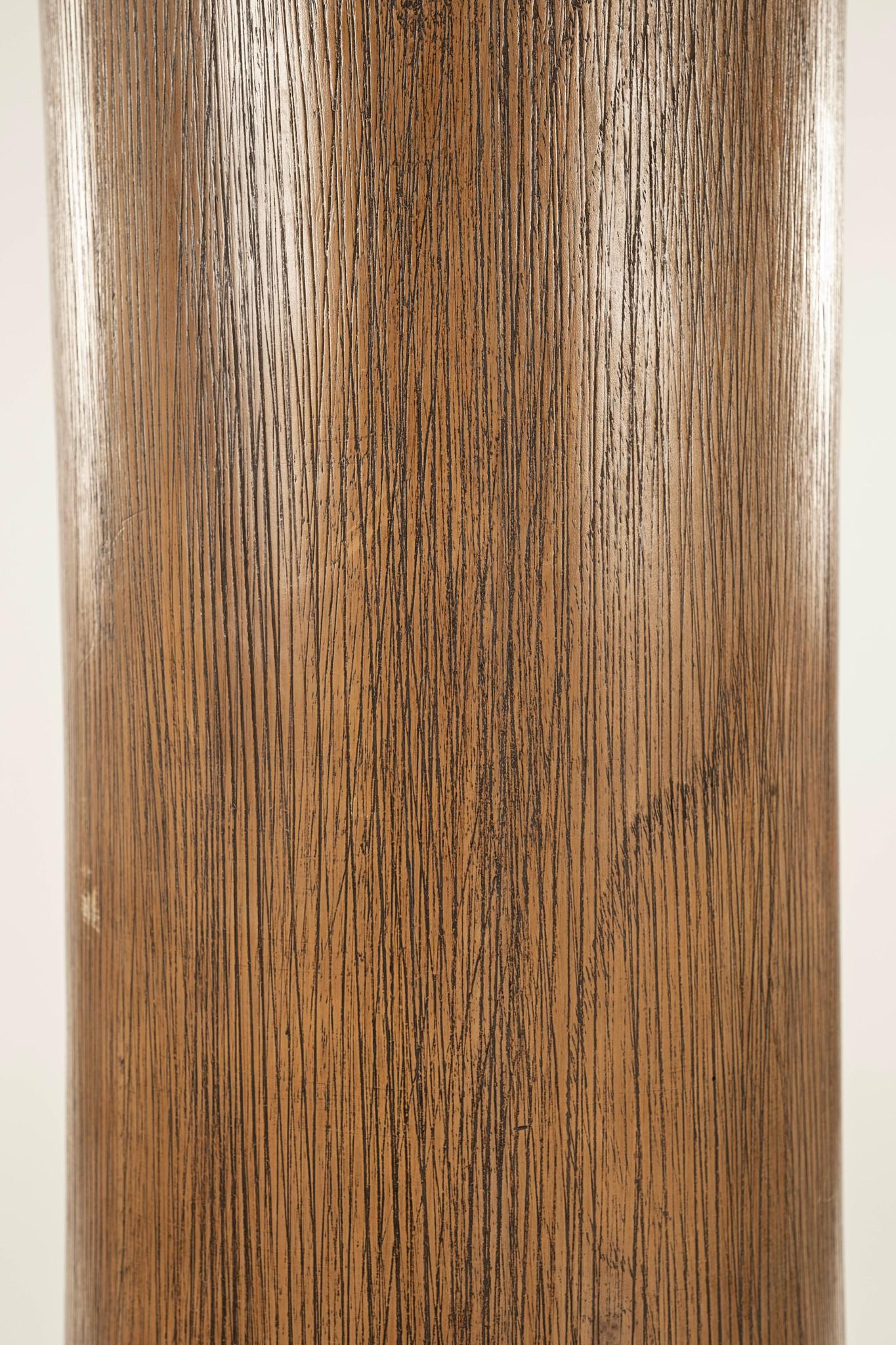 Pair Neoclassical Revival Style Column Pedestals For Sale 1