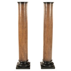 Pedestales de madera