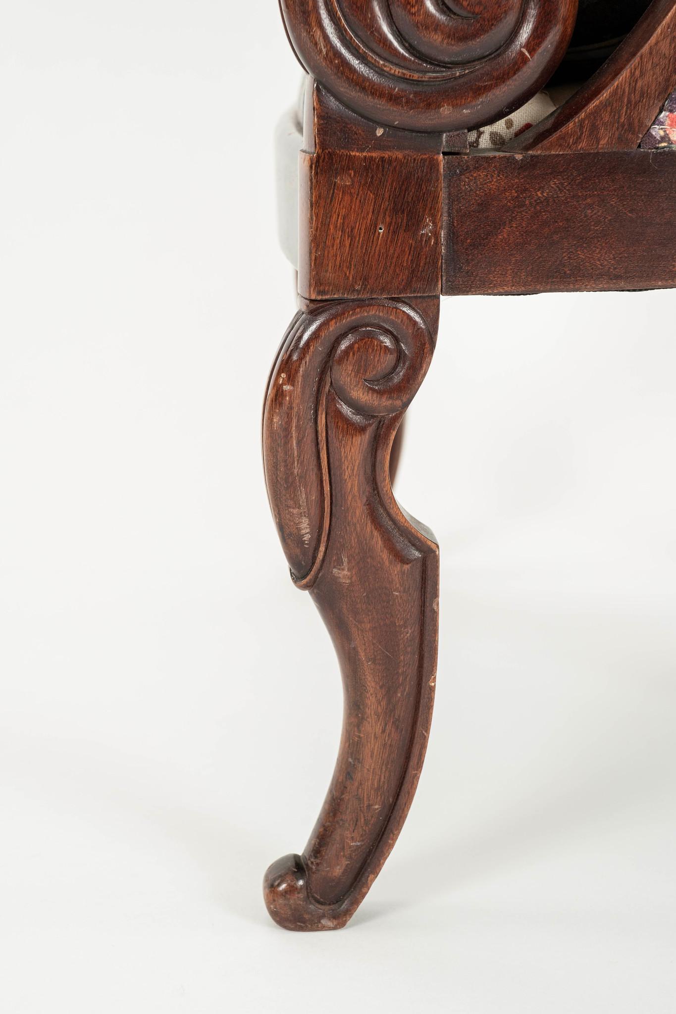 Pair Neoclassical Style Johnson Hartig Libertine Hotch Potch Swan Chairs 6