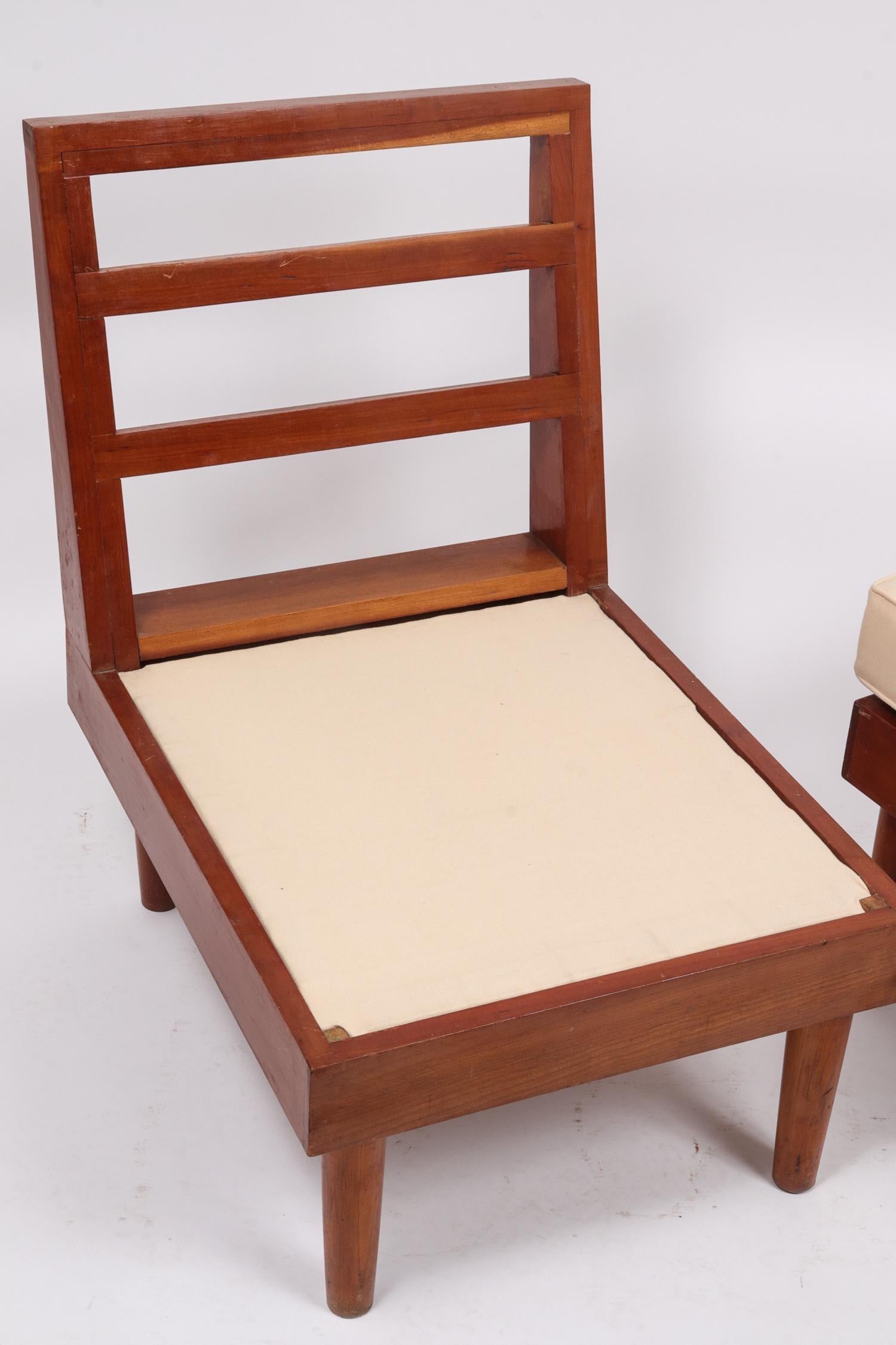 Mid-20th Century Pair of New Hope Style Lounge Chairs