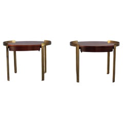 Pair Night Stands Table Coffe Osvaldo Borsani Arredameti Borsani Varedo 1955