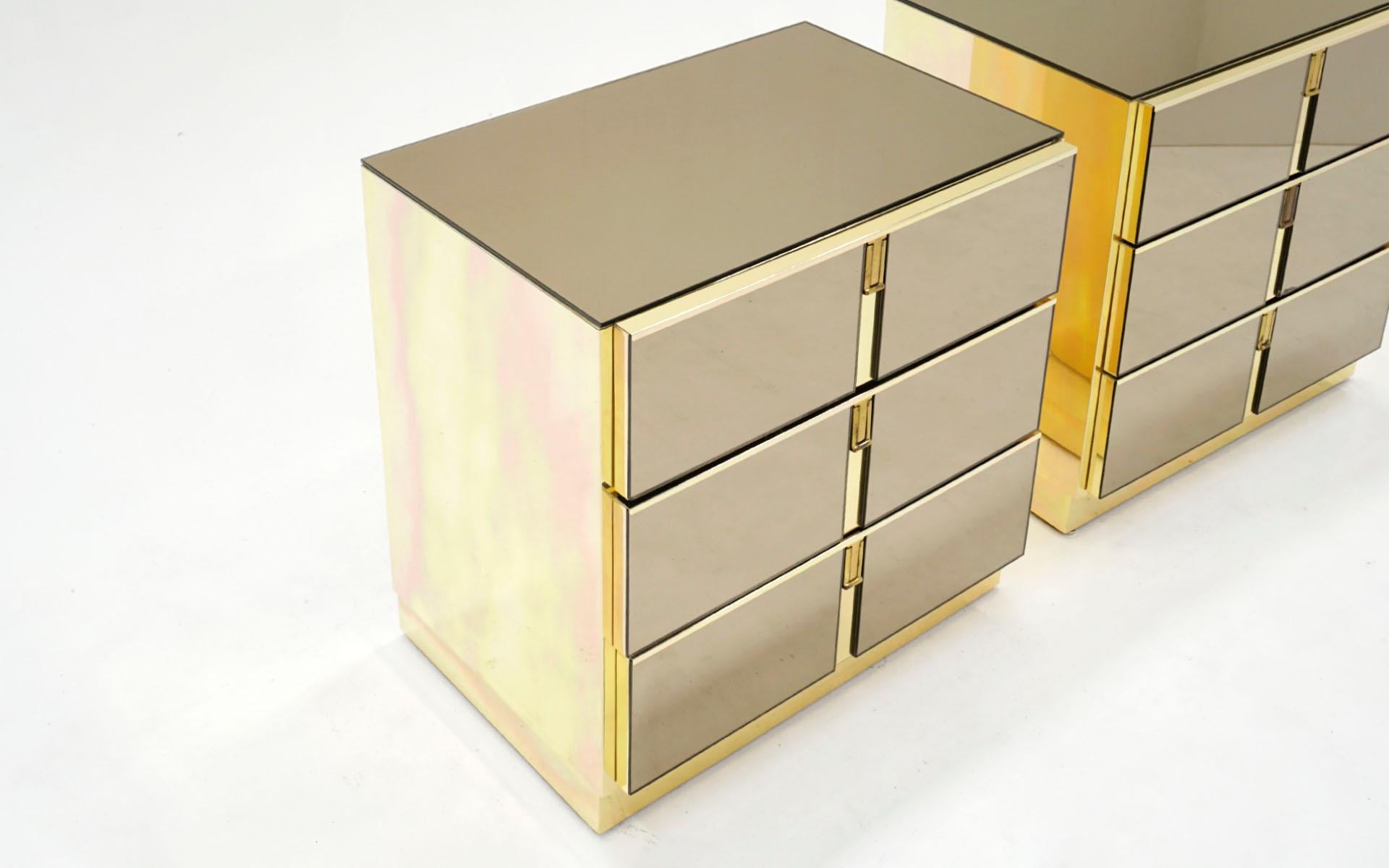 bronze nightstands