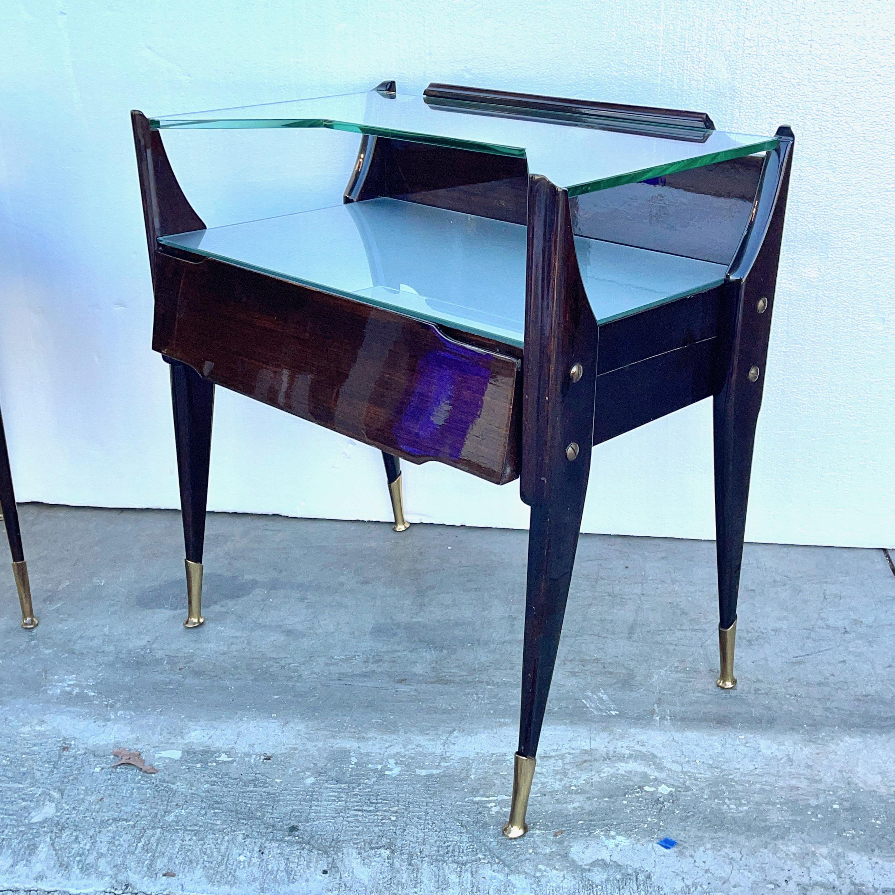 Italian La Permanente Mobili Cantù Nightstands For Sale
