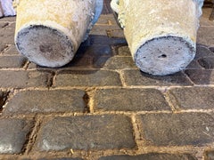 Nina Studio Grape Decorated Cast Stone Planters, French Provincial