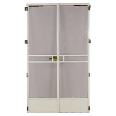Pair NYC Waldorf Astoria Hotel Steel Casement Doors