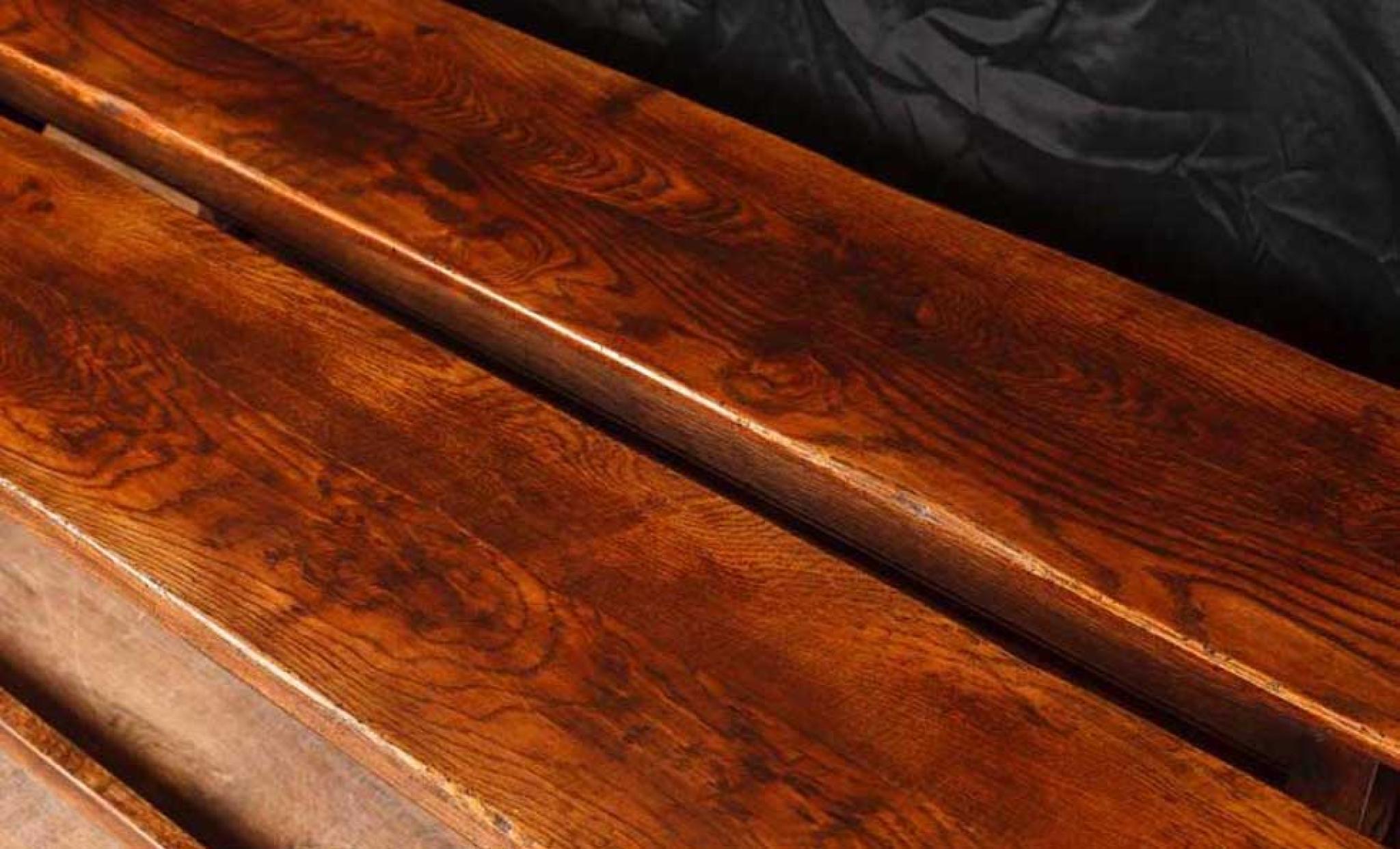 Coppia Panche Oak Farmhouse Sedute Panca Refettorio in vendita 5