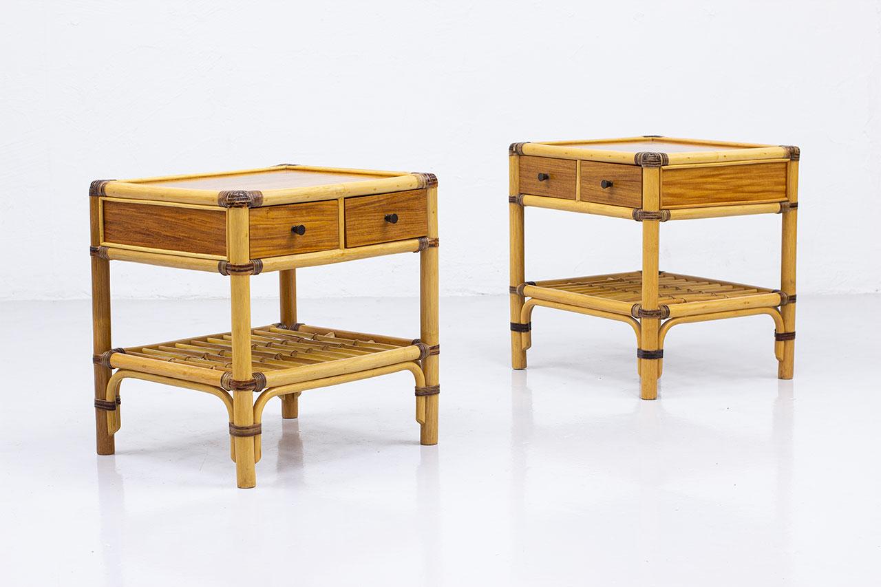Swedish Pair od Bedside Tables by DUX, Sweden, 1960s