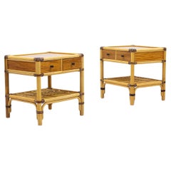 Vintage Pair od Bedside Tables by DUX, Sweden, 1960s