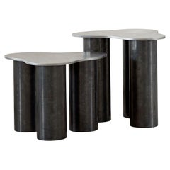 Set of two 001 'Tall and short' Side Tables by Archive for Space, UK 2020