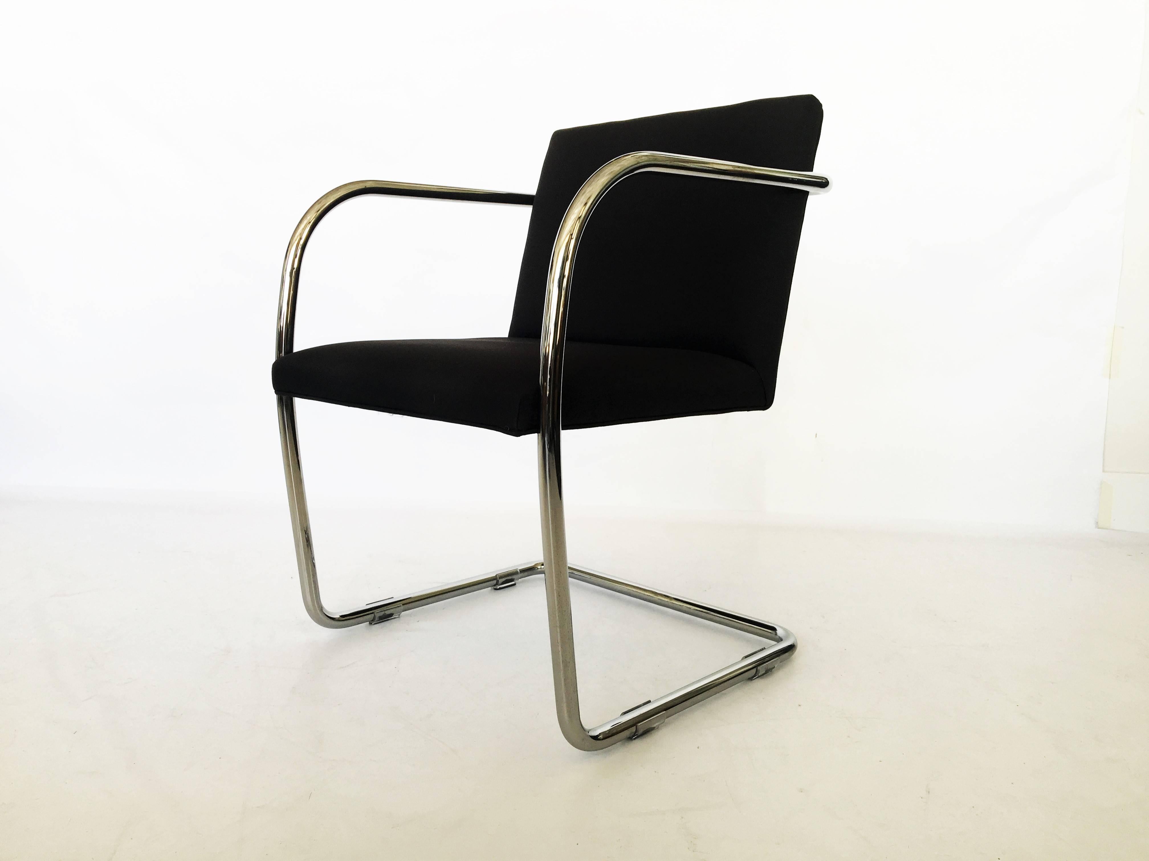Pair of Thonet Mies van der Rohe Brno Chairs In Excellent Condition For Sale In Dallas, TX