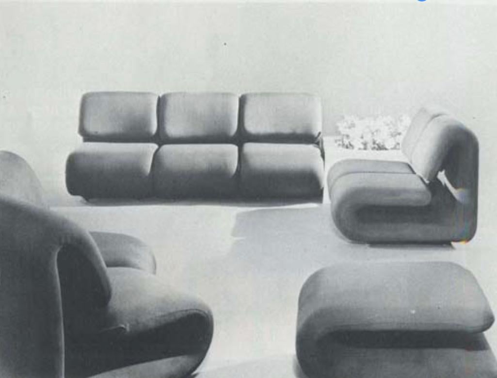 Paire de chaises basses de la série 1500 d'Etienne Henri Martin 8