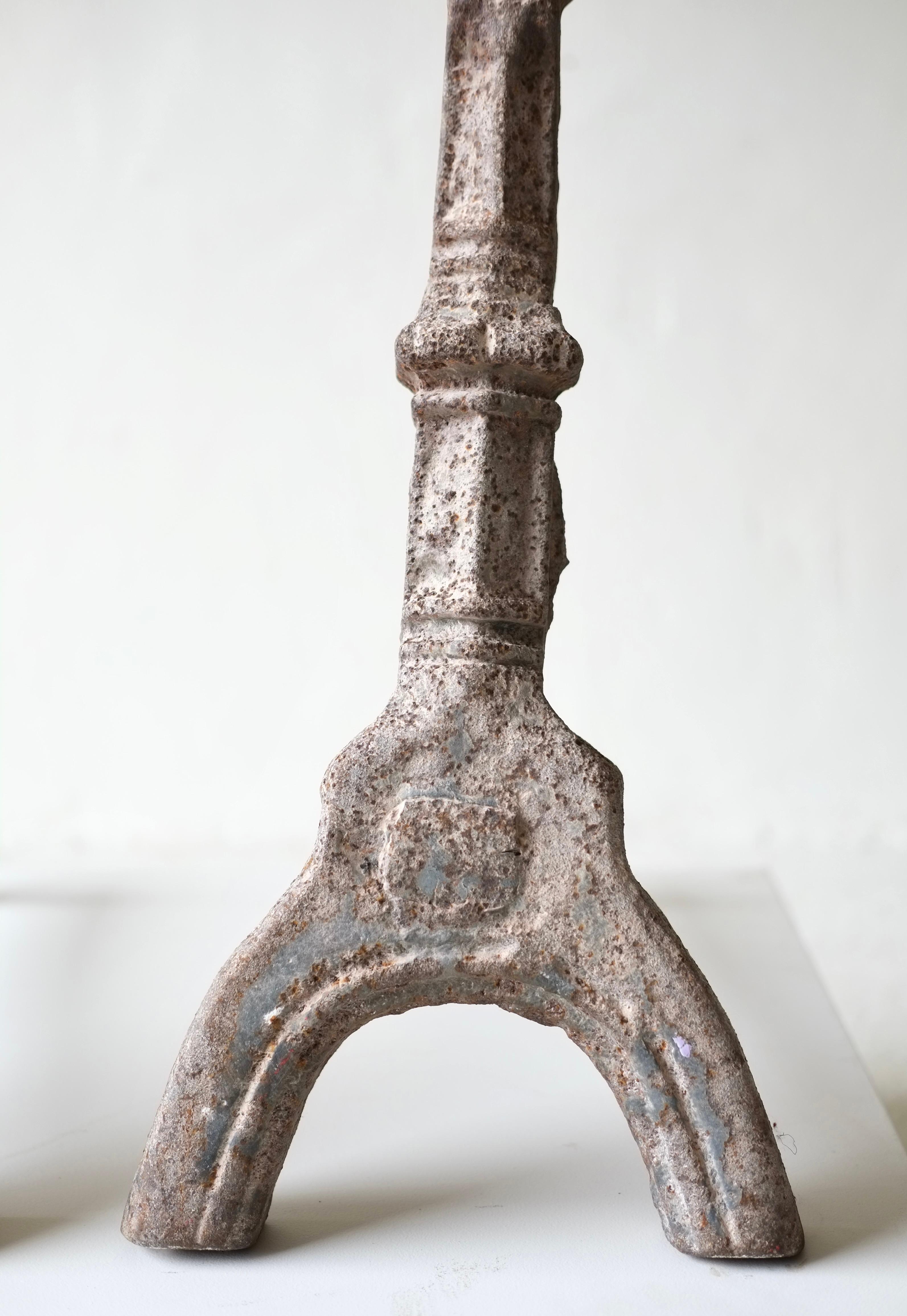 Pair Of 15th Century French Gothic Andirons For Sale 3