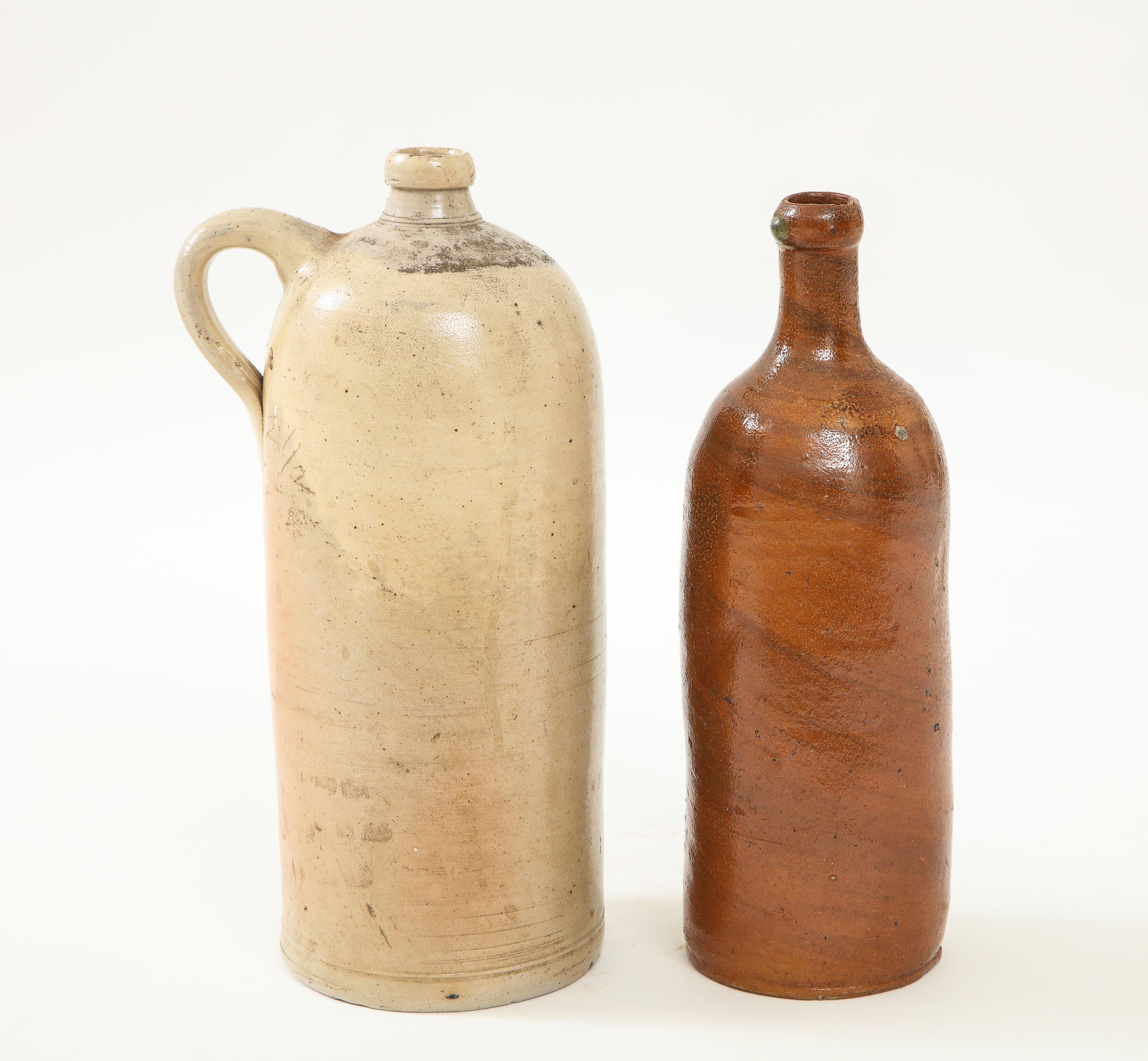 18th Century and Earlier Pair of 16th & 17th Century German Salt Glazed Stoneware Beer Casks