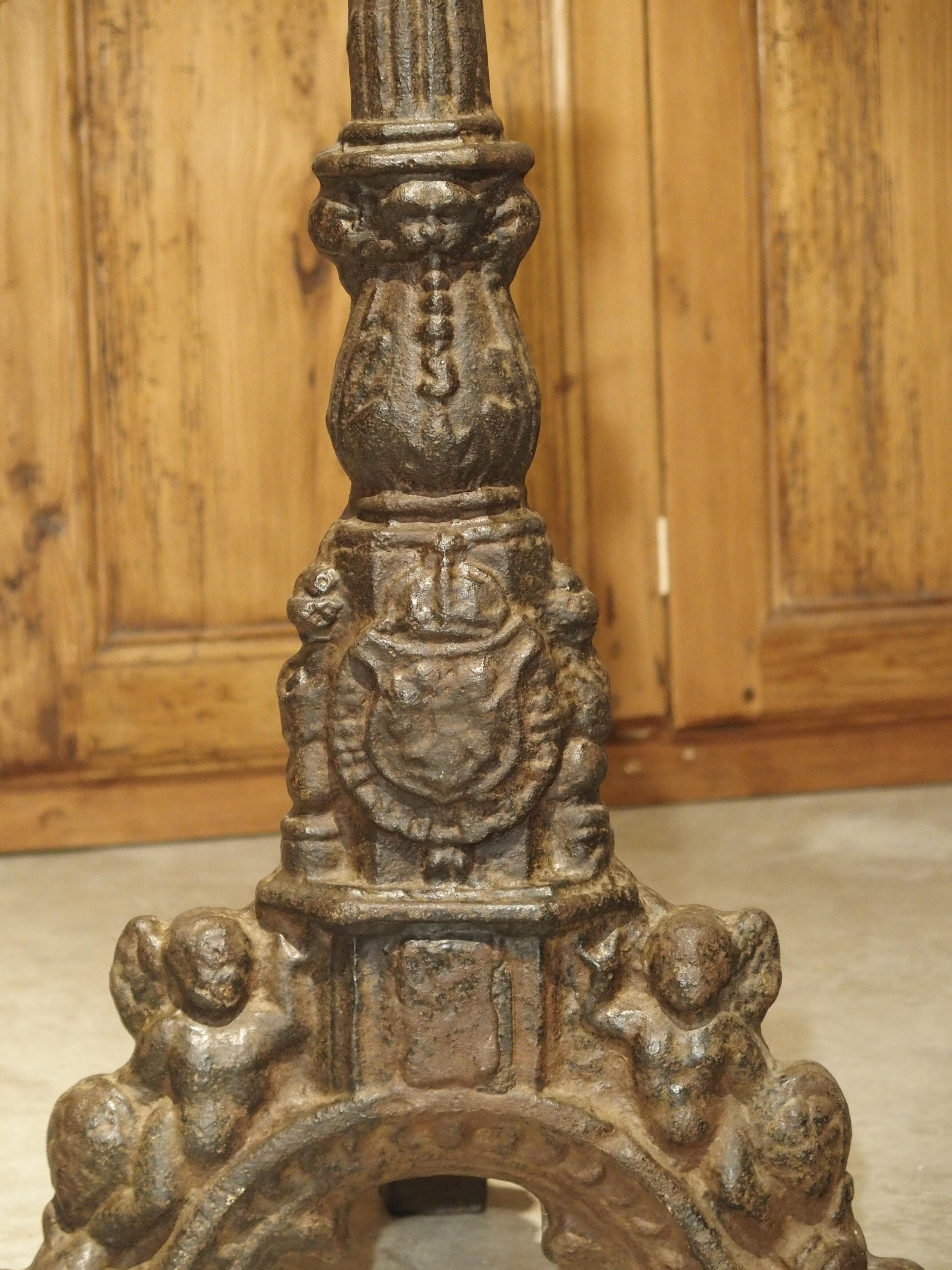 Pair of 16th Century Chateau Fireplace Andirons from France For Sale 9