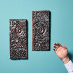 Pair of 16th Century French Carved Oak Panels