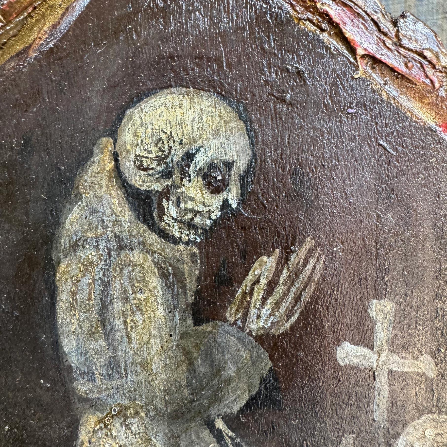Gothique Paire d'Italie Memento Mori du 16ème siècle en vente