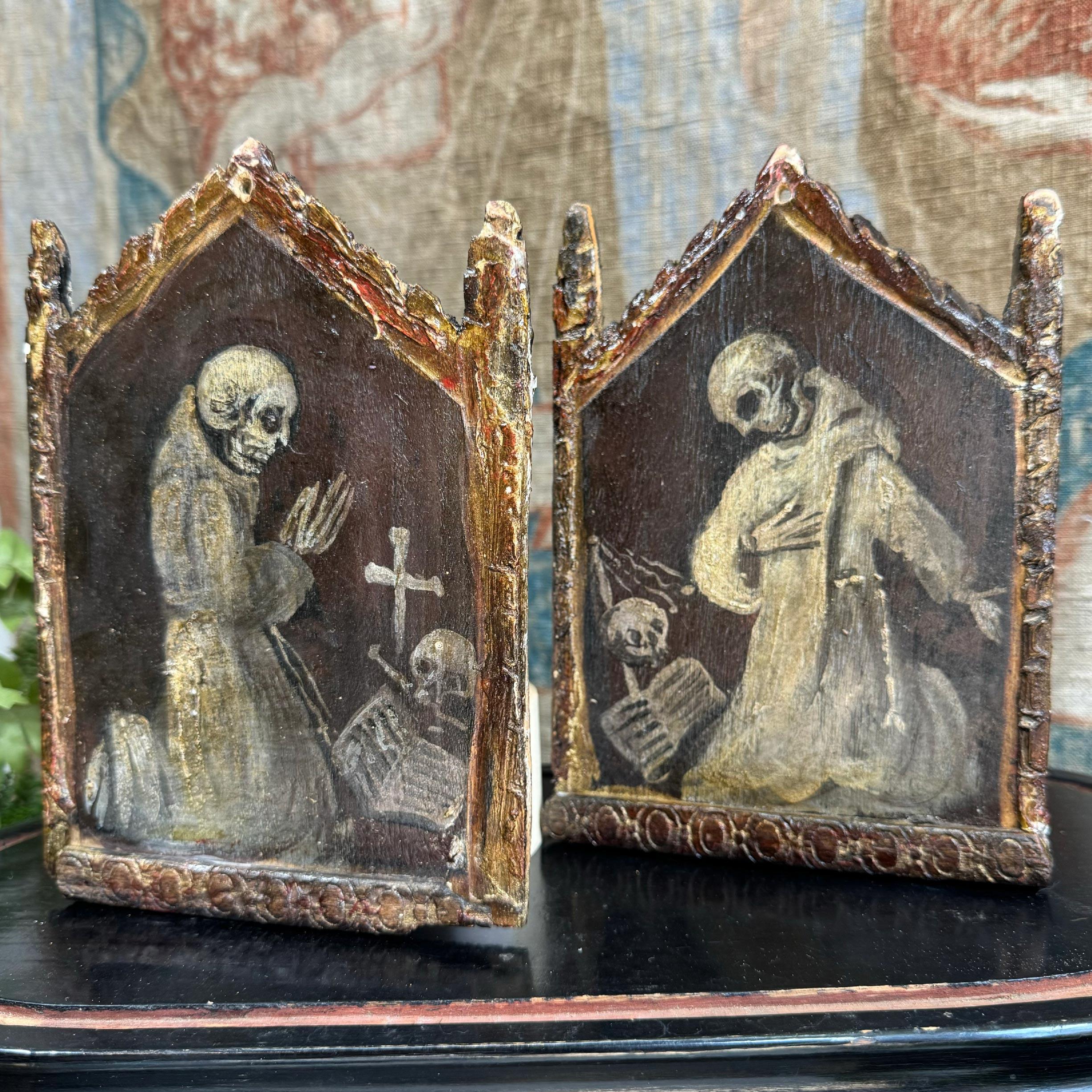 Pin Paire d'Italie Memento Mori du 16ème siècle en vente