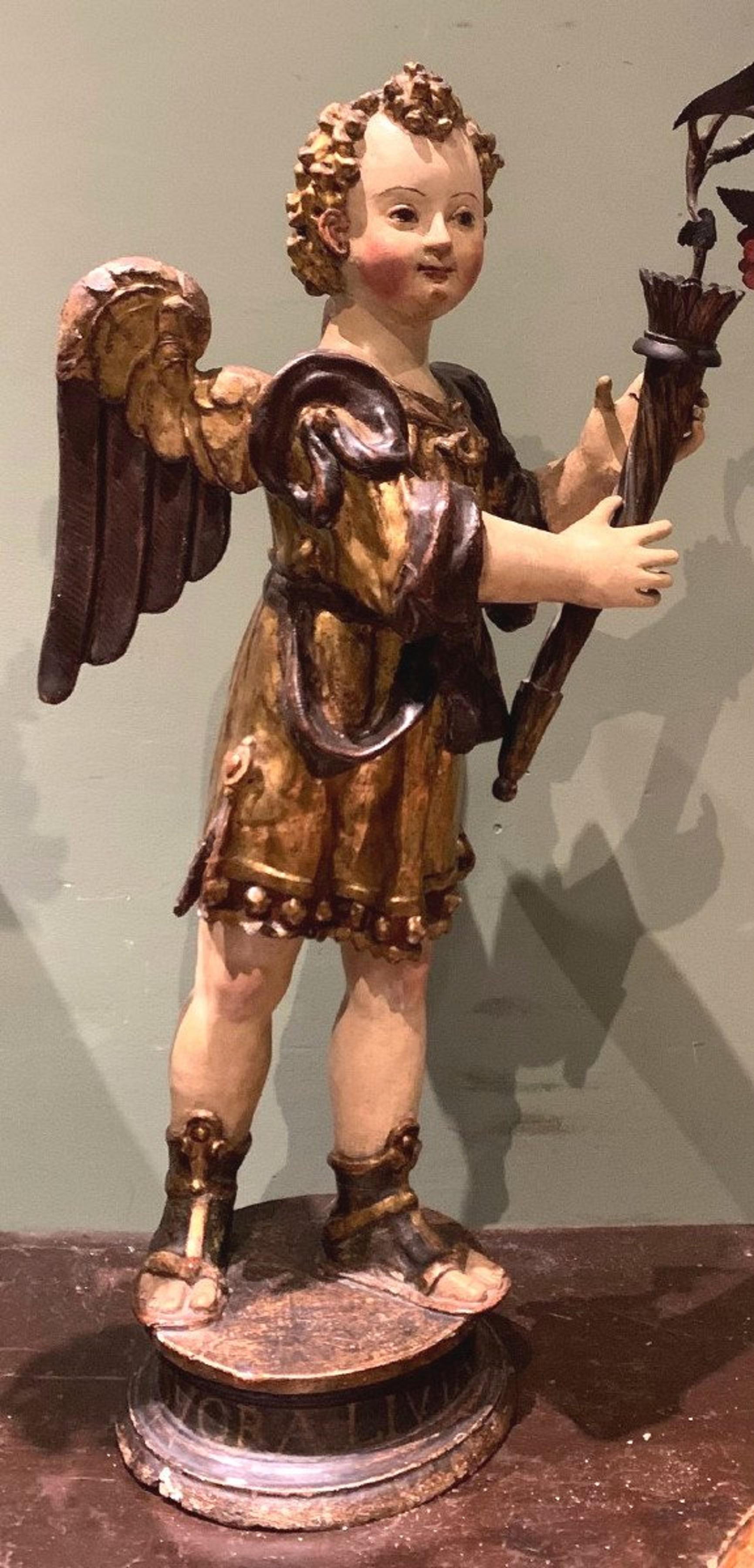 Other Pair of 17th Century  Angels For Sale