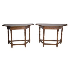 Pair of 17th Century Console Tables