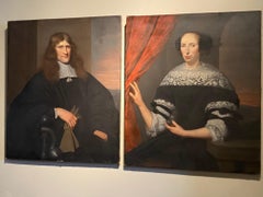 Pair of 17th Century Dutch Portraits