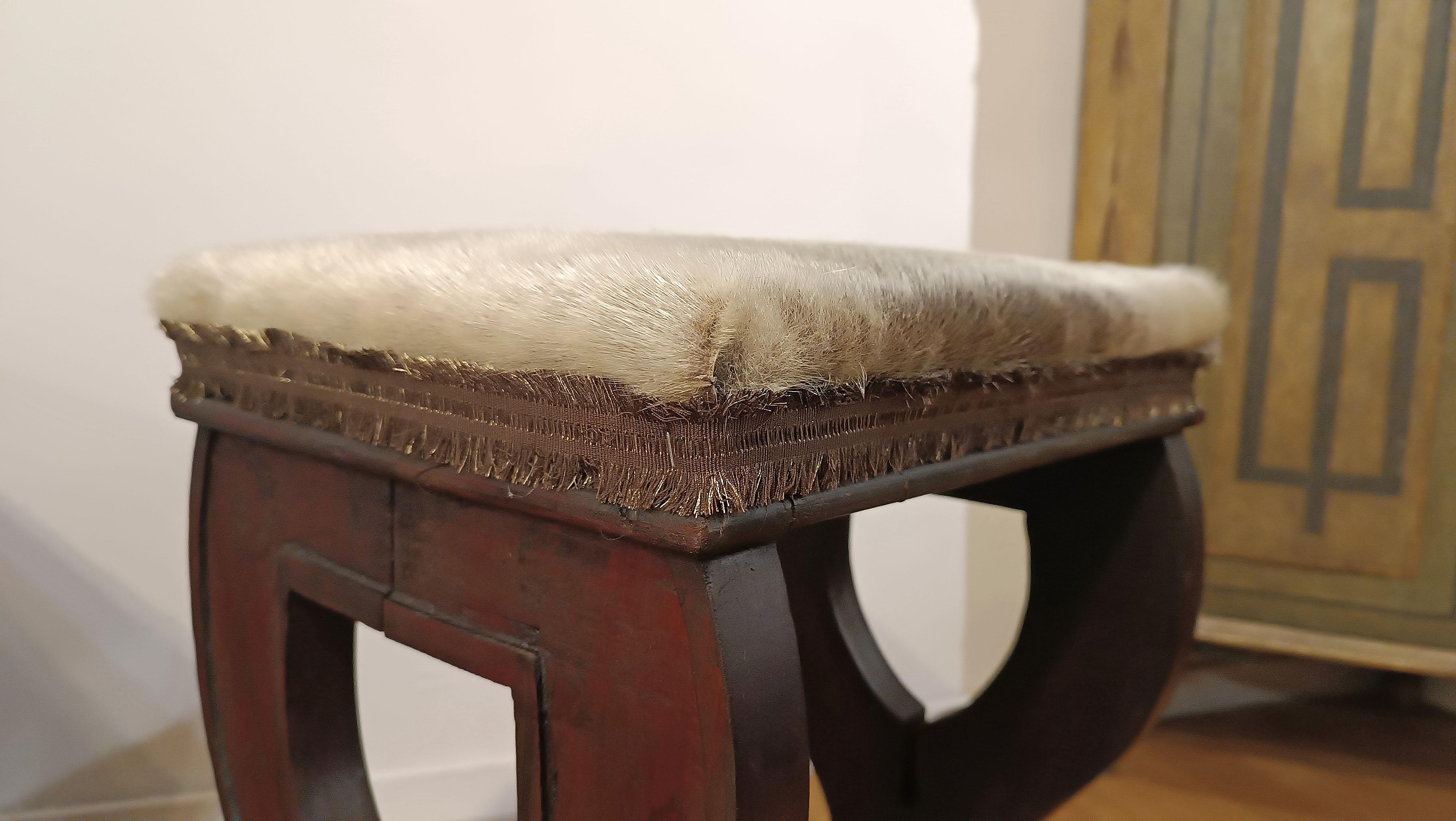 PAIR OF 17th CENTURY FALDSTOOLS STOOLS in vendita 1