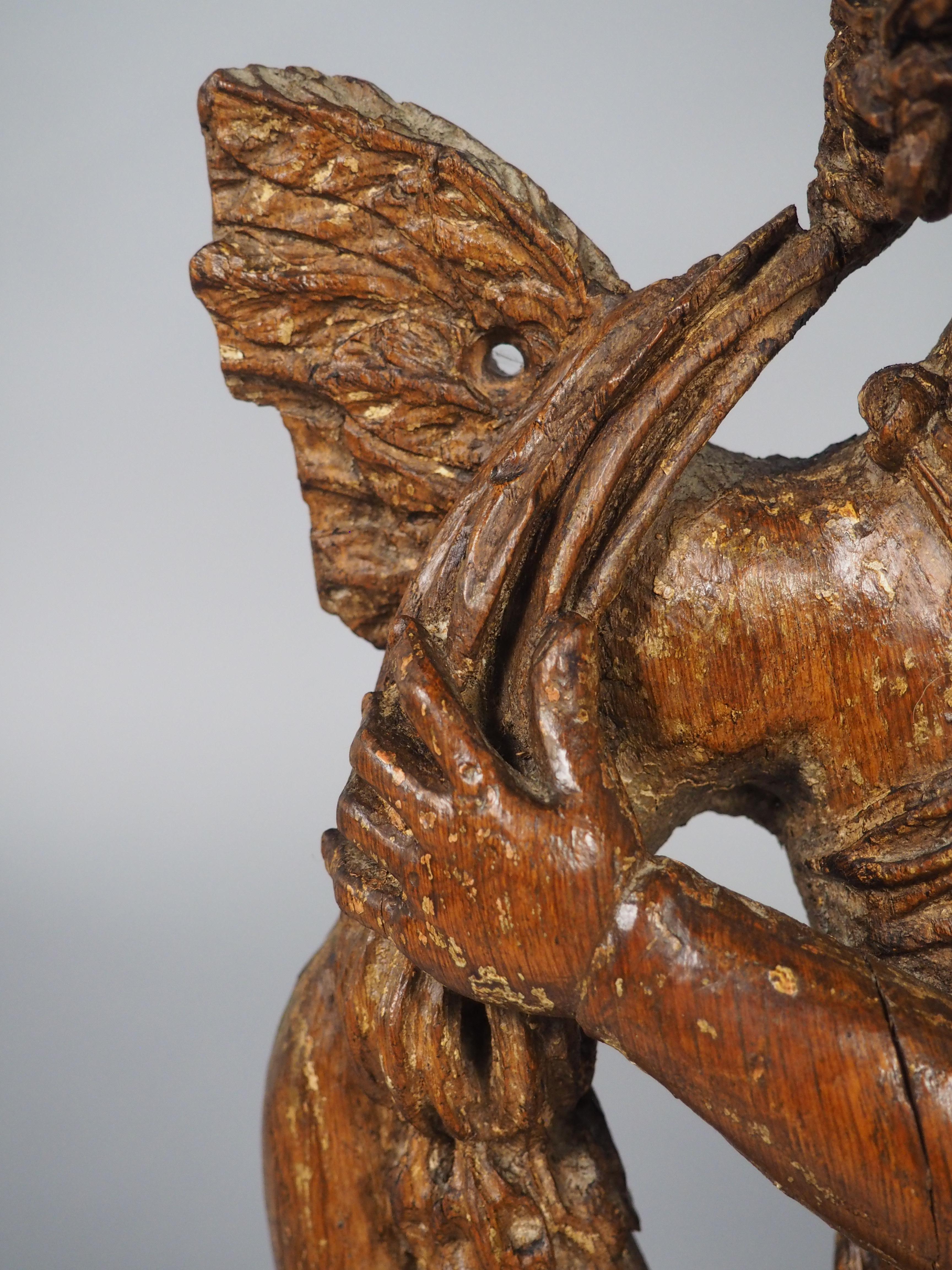 Coppia di sculture di putti fiamminghi del XVII secolo su supporti in ferro contemporanei in vendita 6