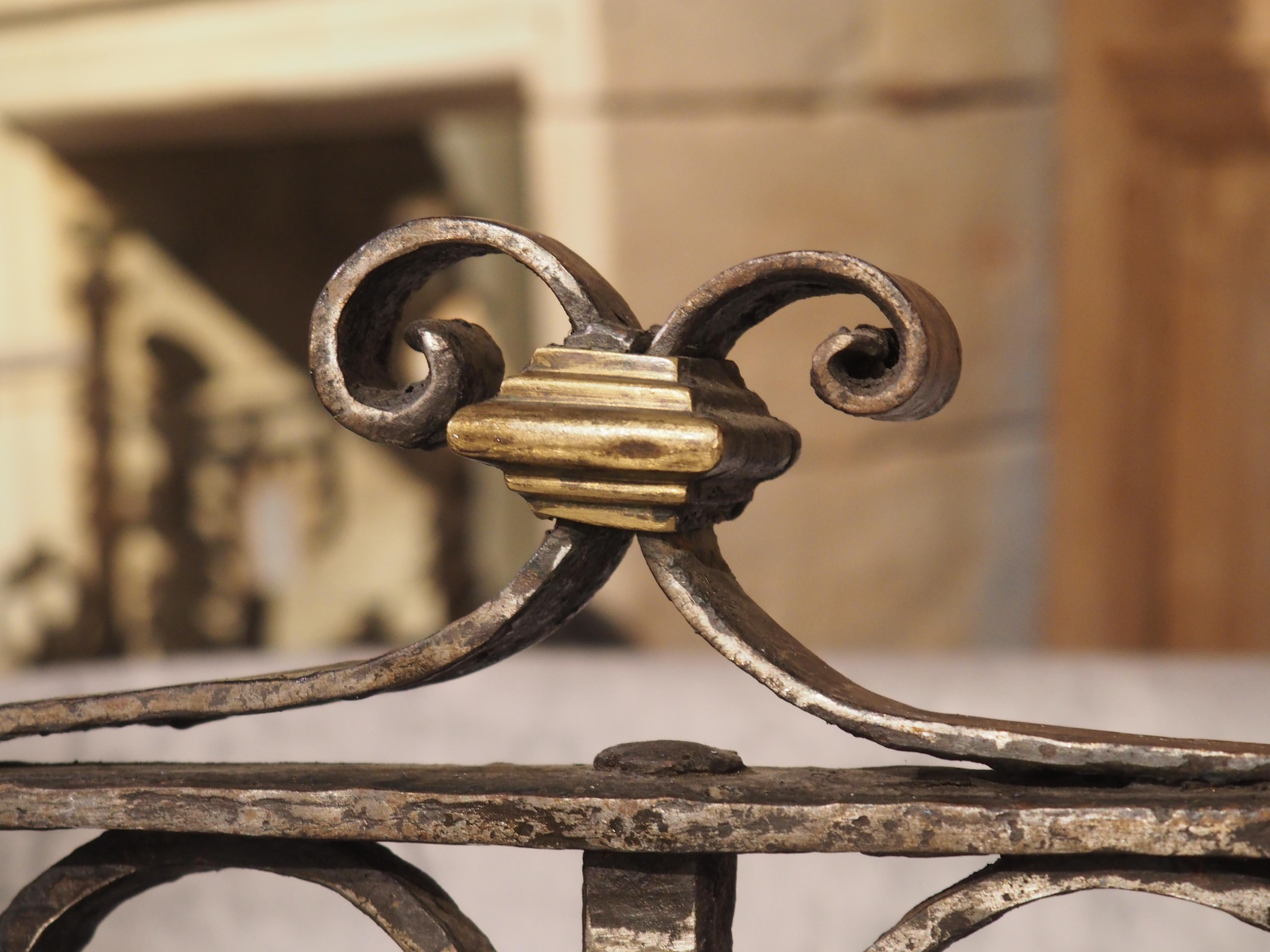 Pair of 17th Century Forged Iron and Bronze Gates from the French Basque Country 7