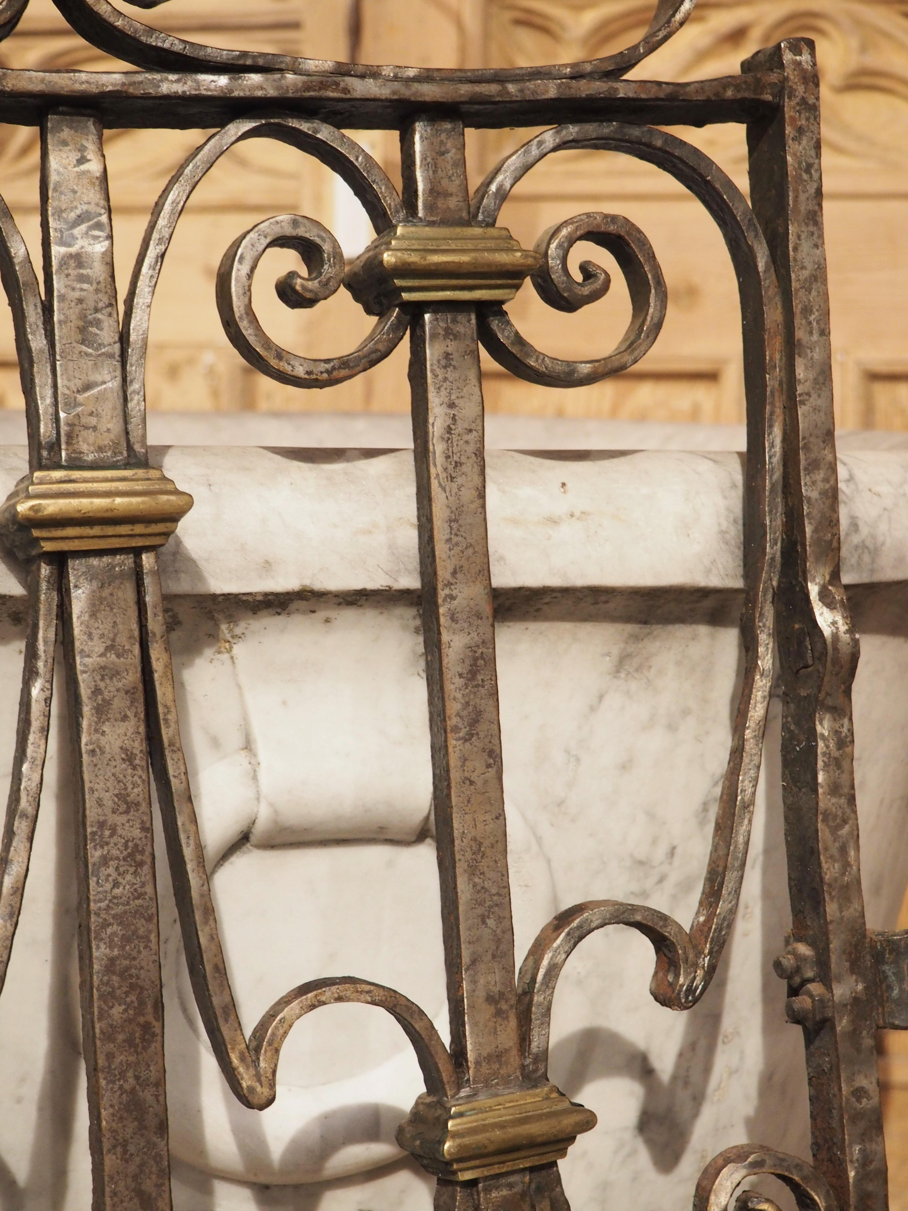 Pair of 17th Century Forged Iron and Bronze Gates from the French Basque Country 3