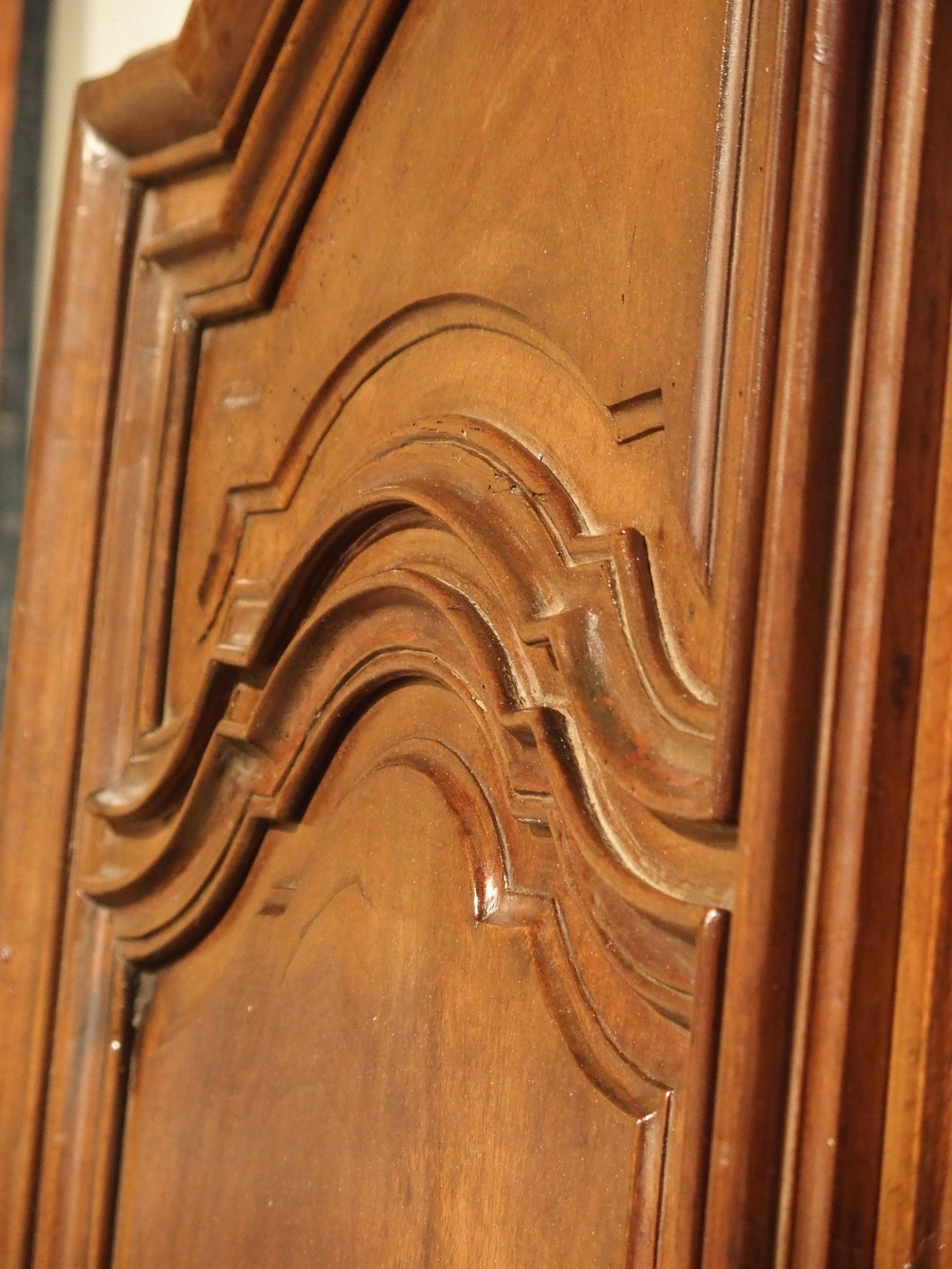 Pair of 17th Century French Walnut Wood Armoire Doors 5