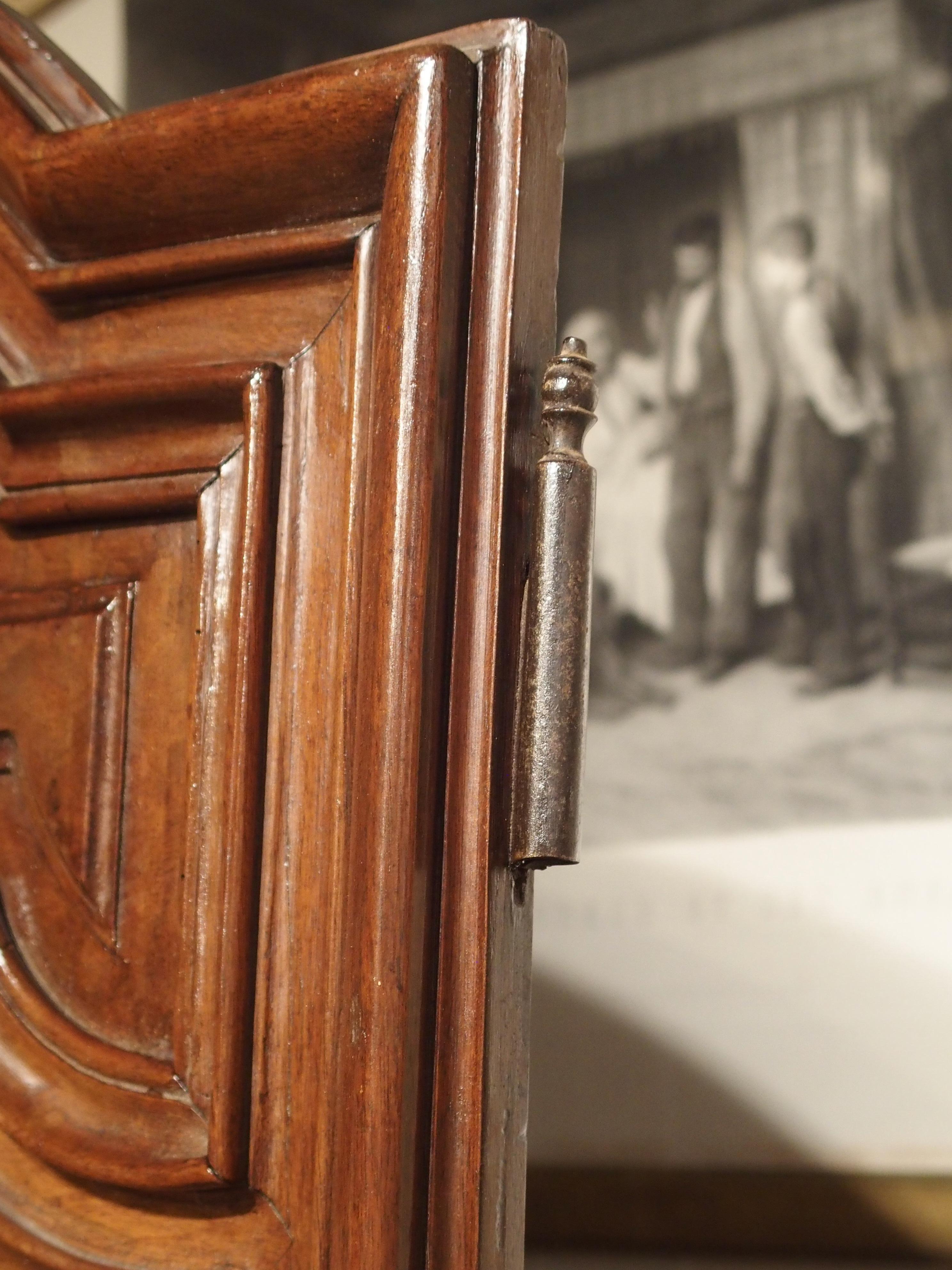 Pair of 17th Century French Walnut Wood Armoire Doors 7