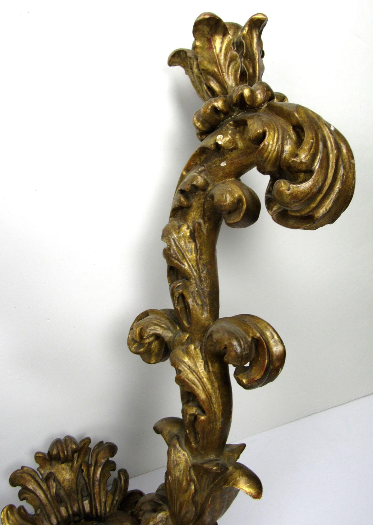 Pair of 17th Century Italian Wall Arms im Angebot 9