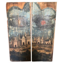 Pair of 17th Century Spanish Altar Panels