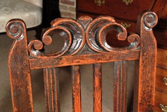 Pair of 17th Century West Country Joined Oak Chairs