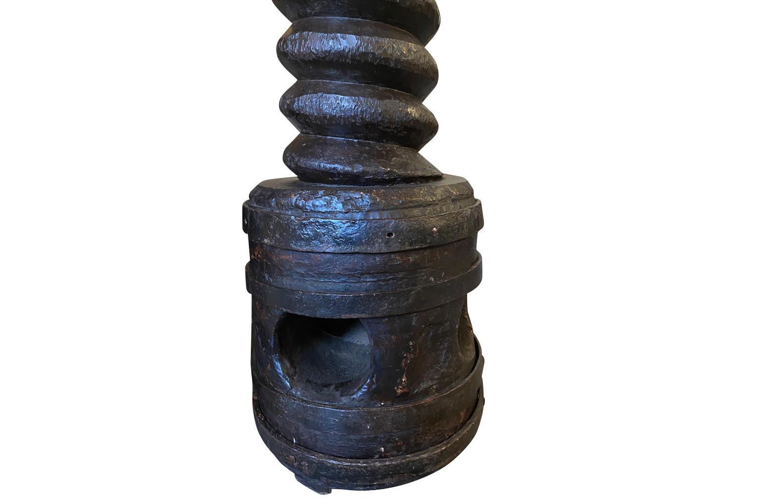 Pair Of 17th Century Wine Press Screws 7