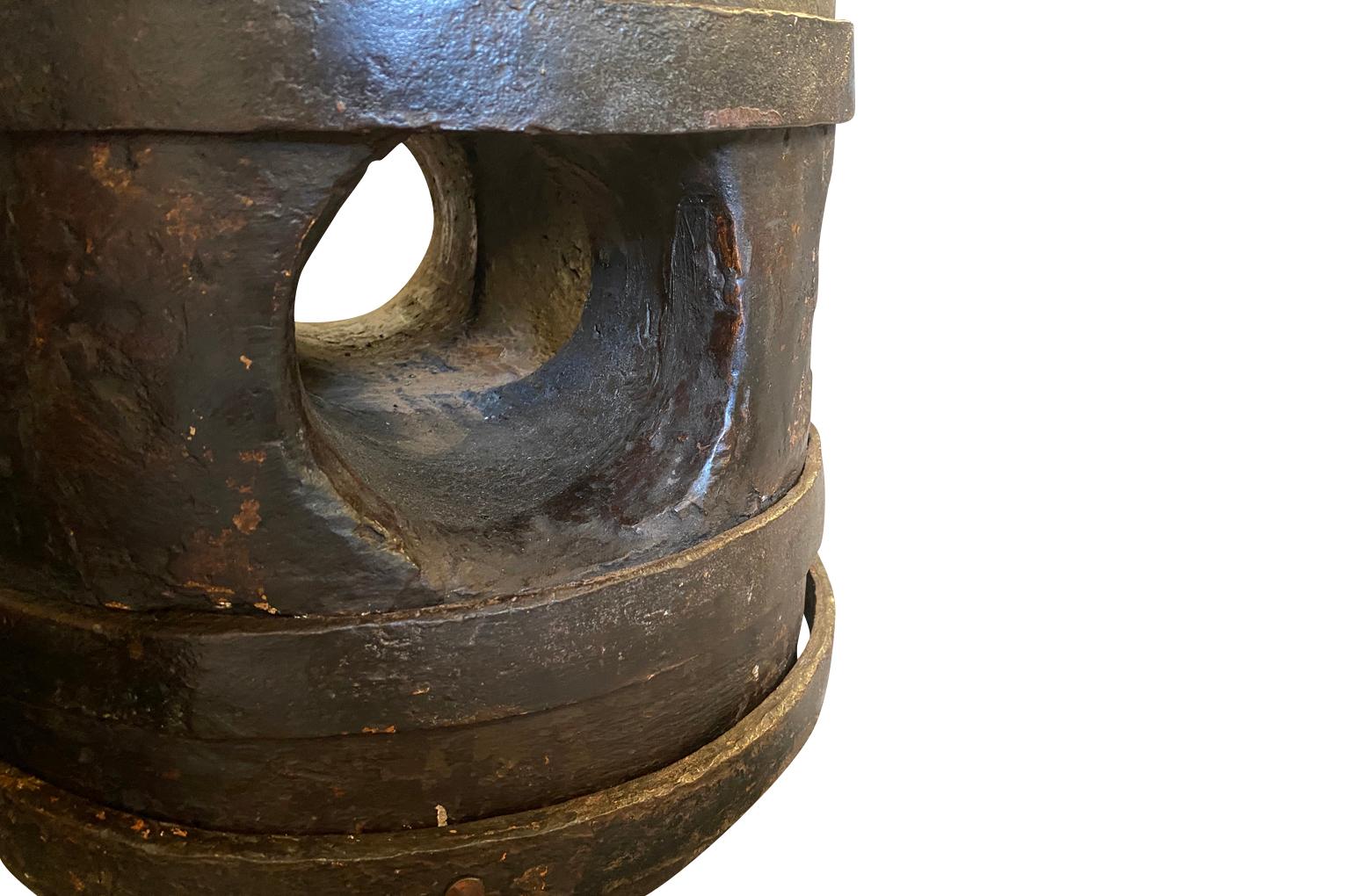 Pair Of 17th Century Wine Press Screws 12