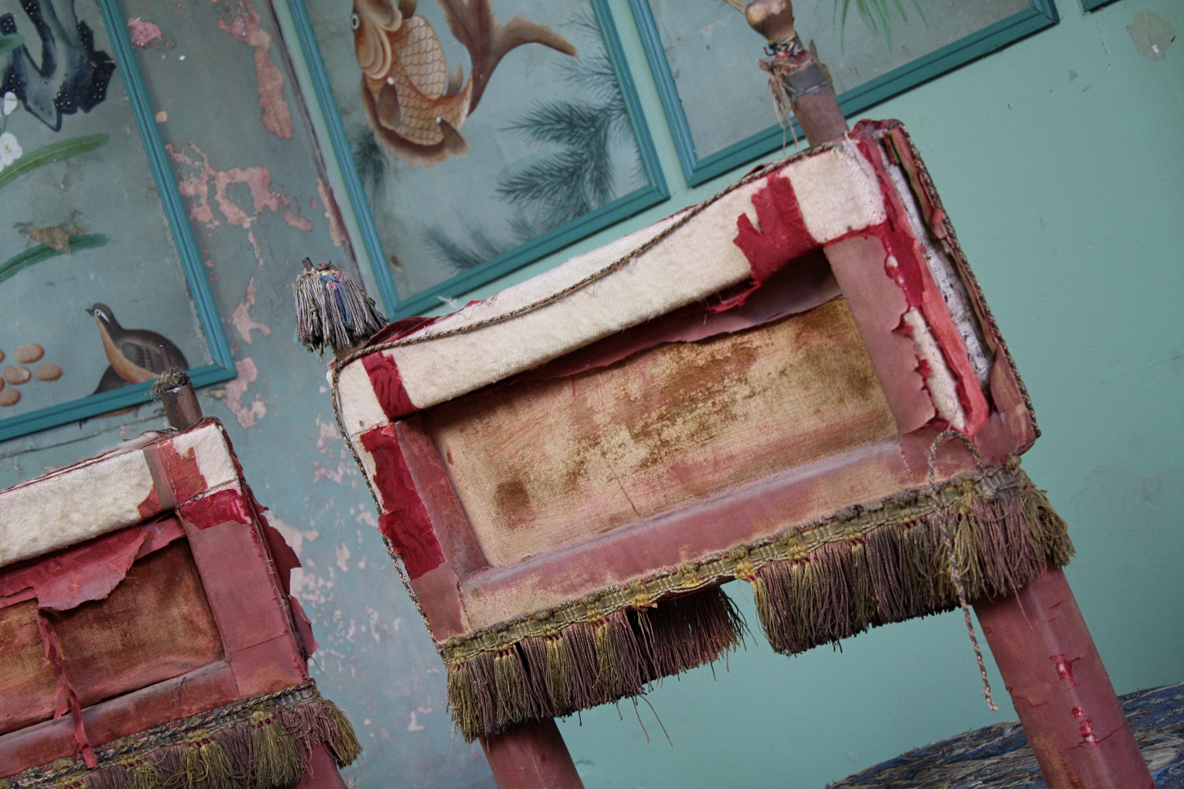 Pair of 17th Century Style Chairs by George Trollope & Son 11