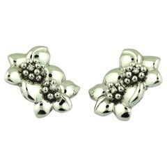 Paar Ohrclips aus 18 Karat Weißgold und Diamanten, Sabbadini