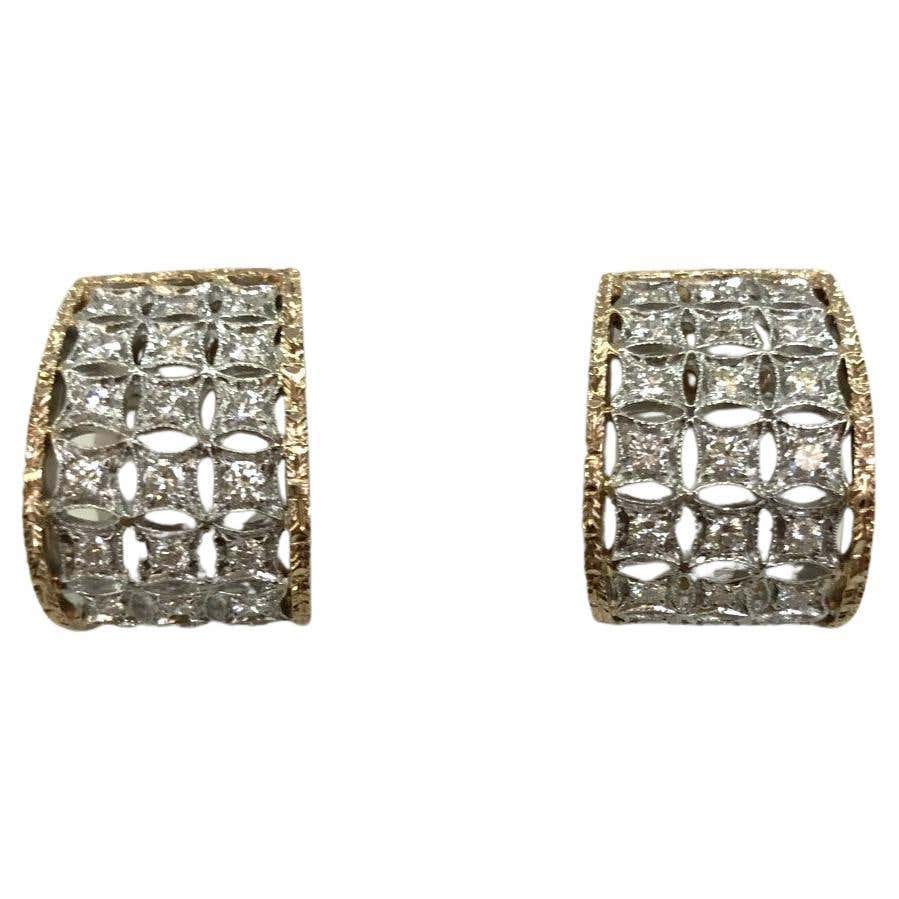 Vintage YVES SAINT LAURENT Ysl Clam Shell Earrings at 1stDibs | shell ...