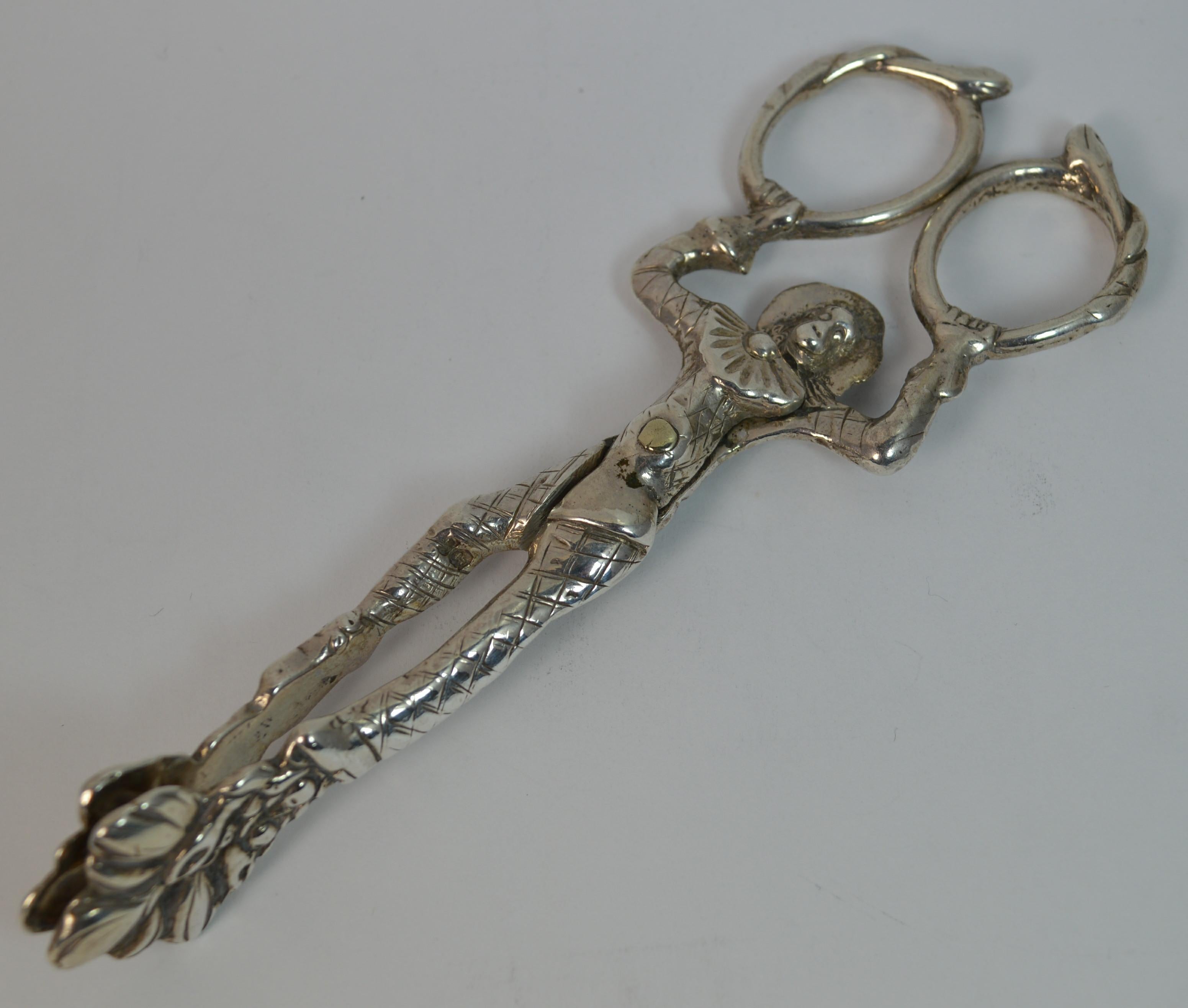 georgian silver sugar tongs