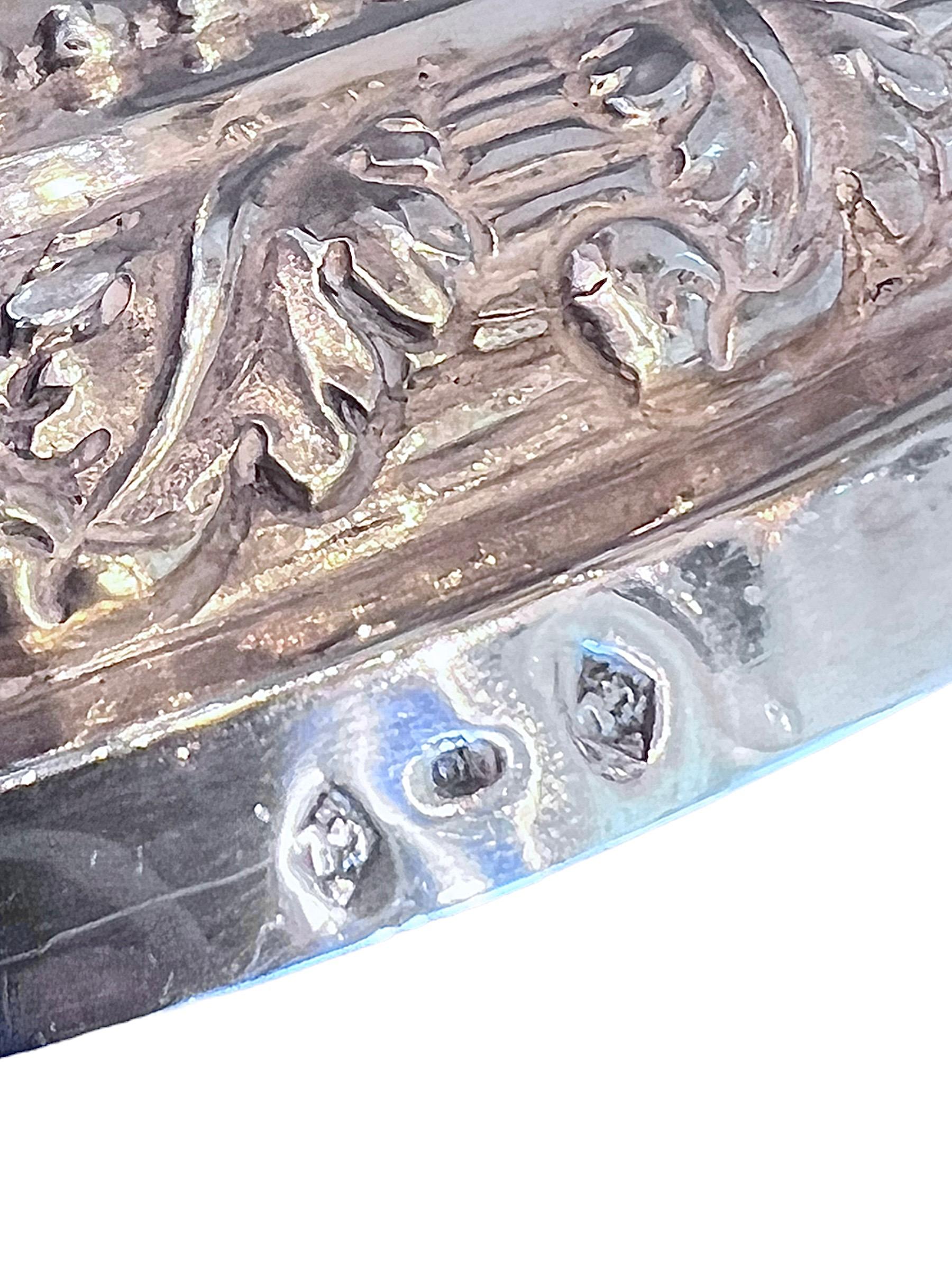 Paire de candélabres en argent sterling de tournage italien des années 1820 en vente 13