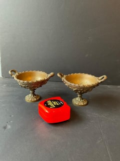 Pair Of 1880s French Bronze Compotes